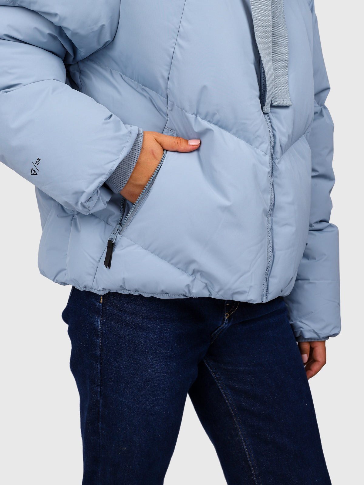 Shelka Women Jacket | Silver Blue