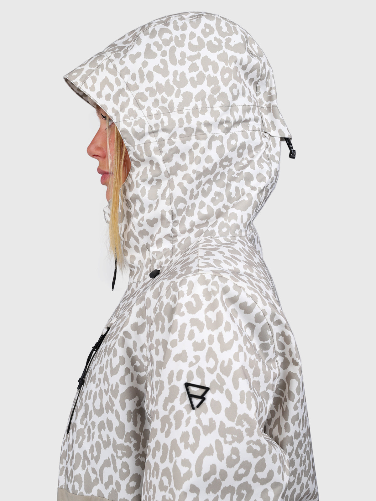 Scialena-Print Women Snow Jacket | Leopard Snow