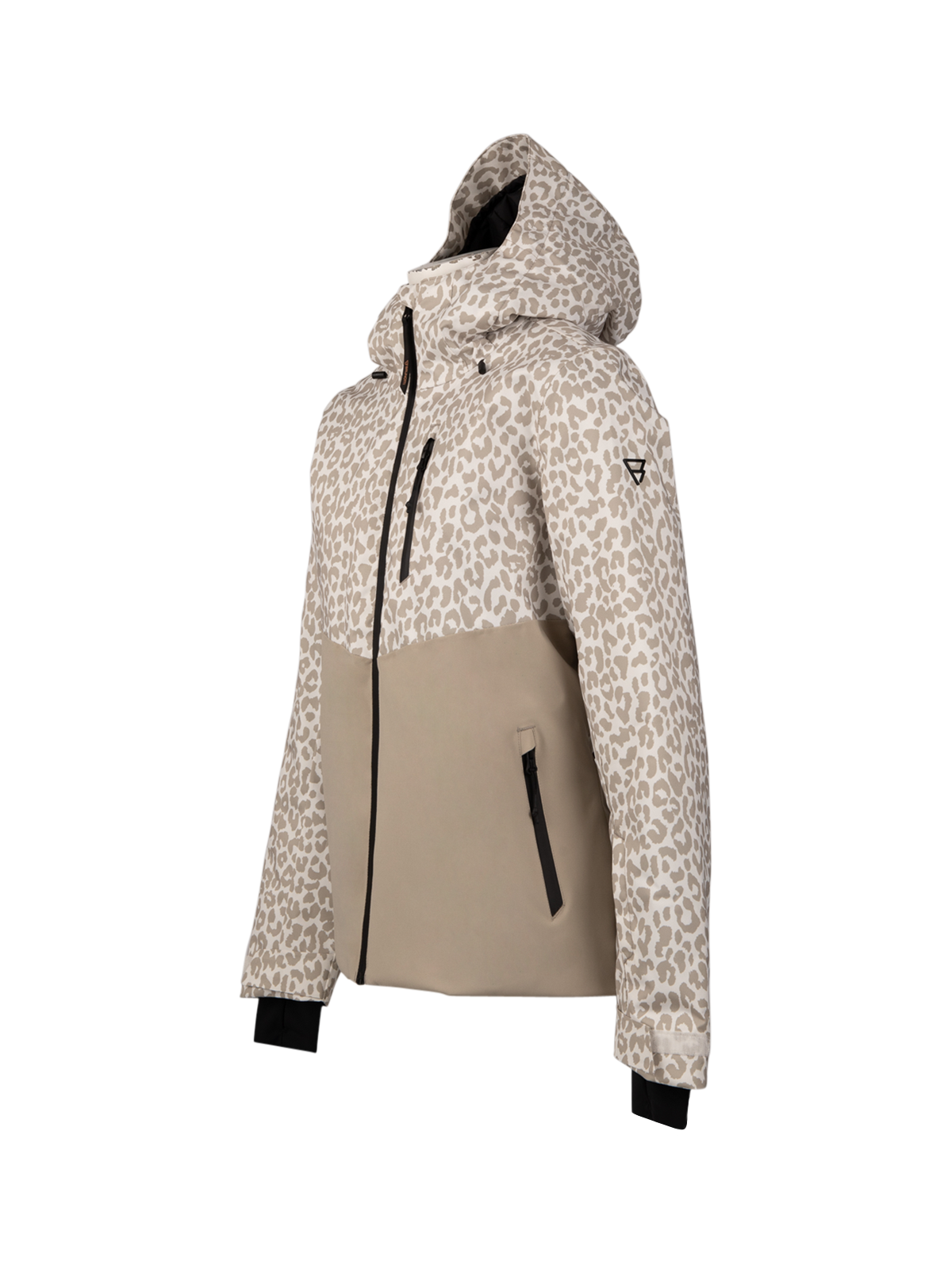 Scialena-Print Women Snow Jacket | Leopard Snow