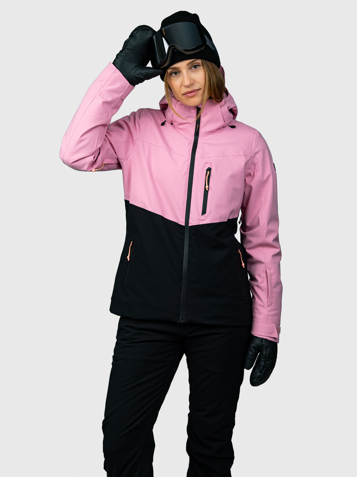Montacia Women Snow Jacket | Dusty Pink