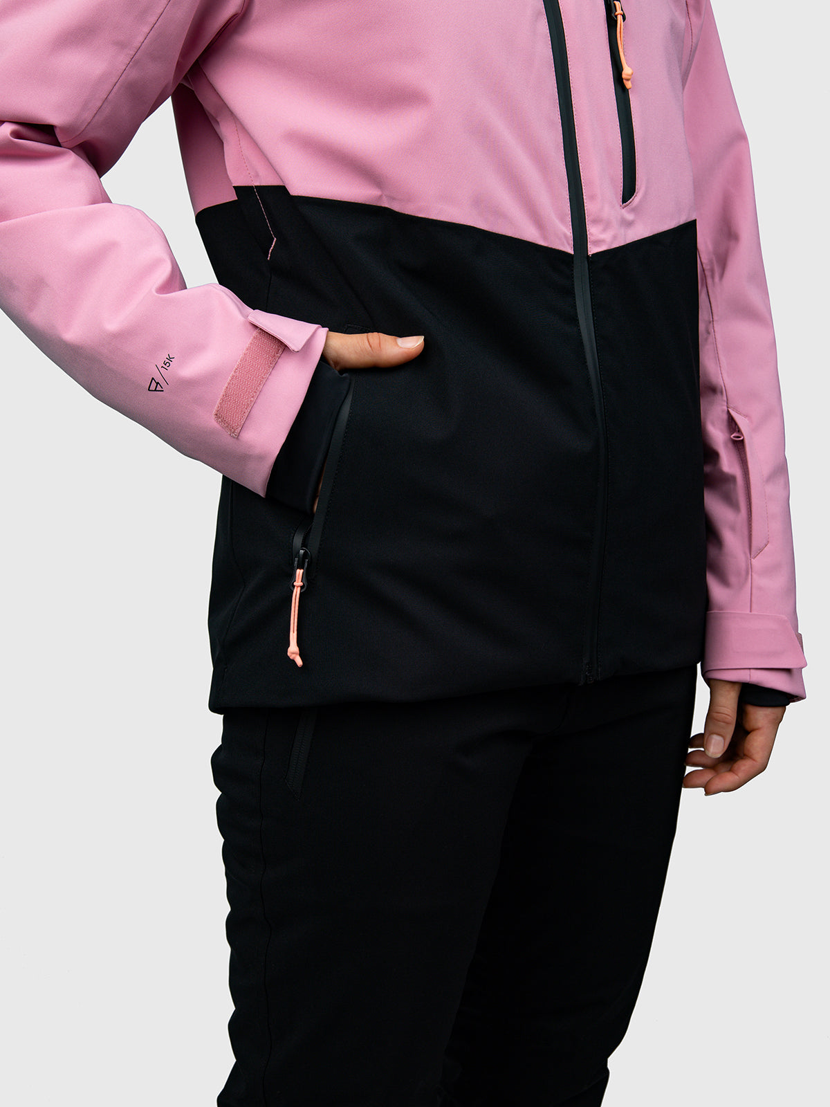 Montacia Women Snow Jacket | Dusty Pink