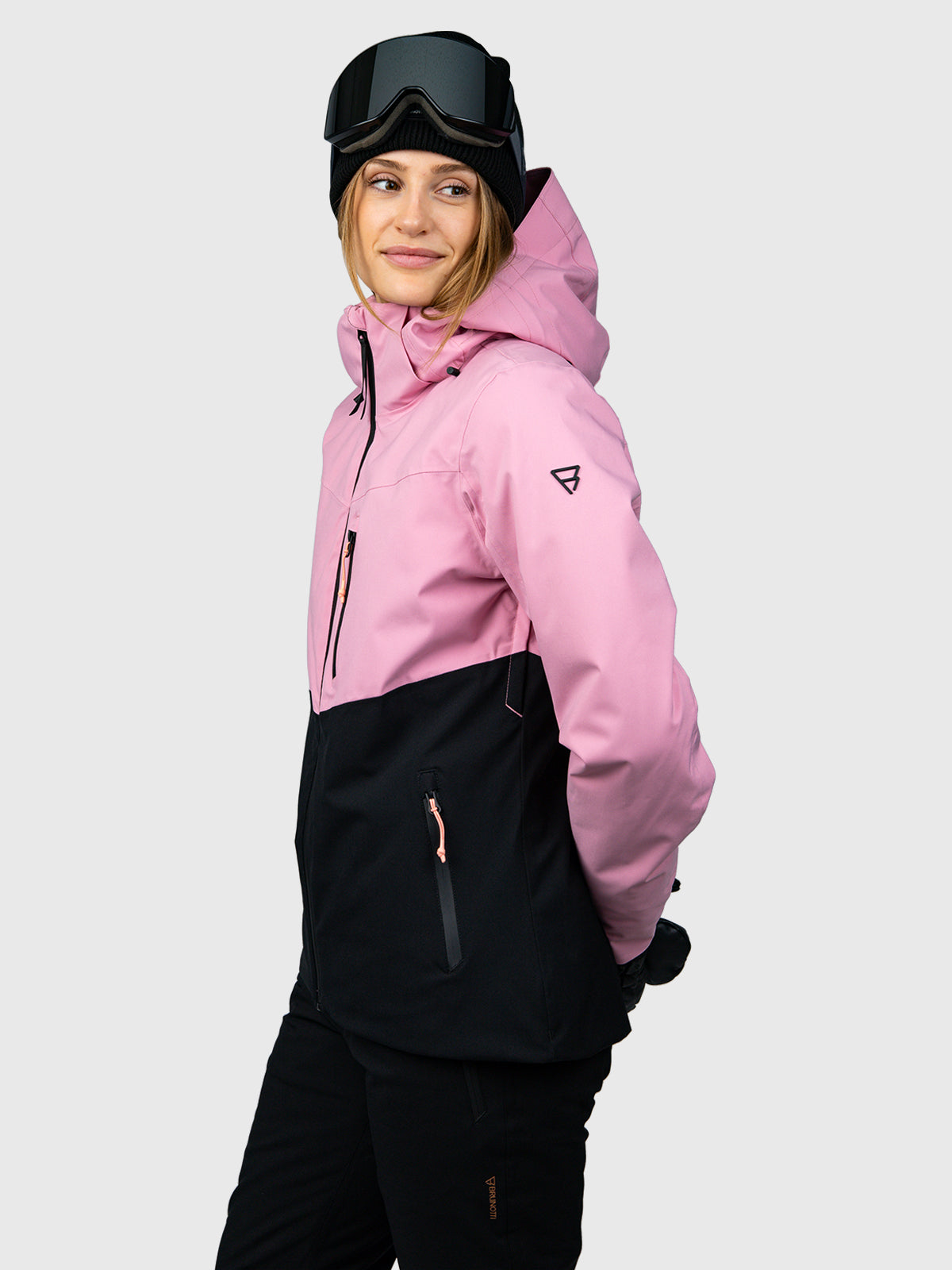 Montacia Women Snow Jacket | Dusty Pink