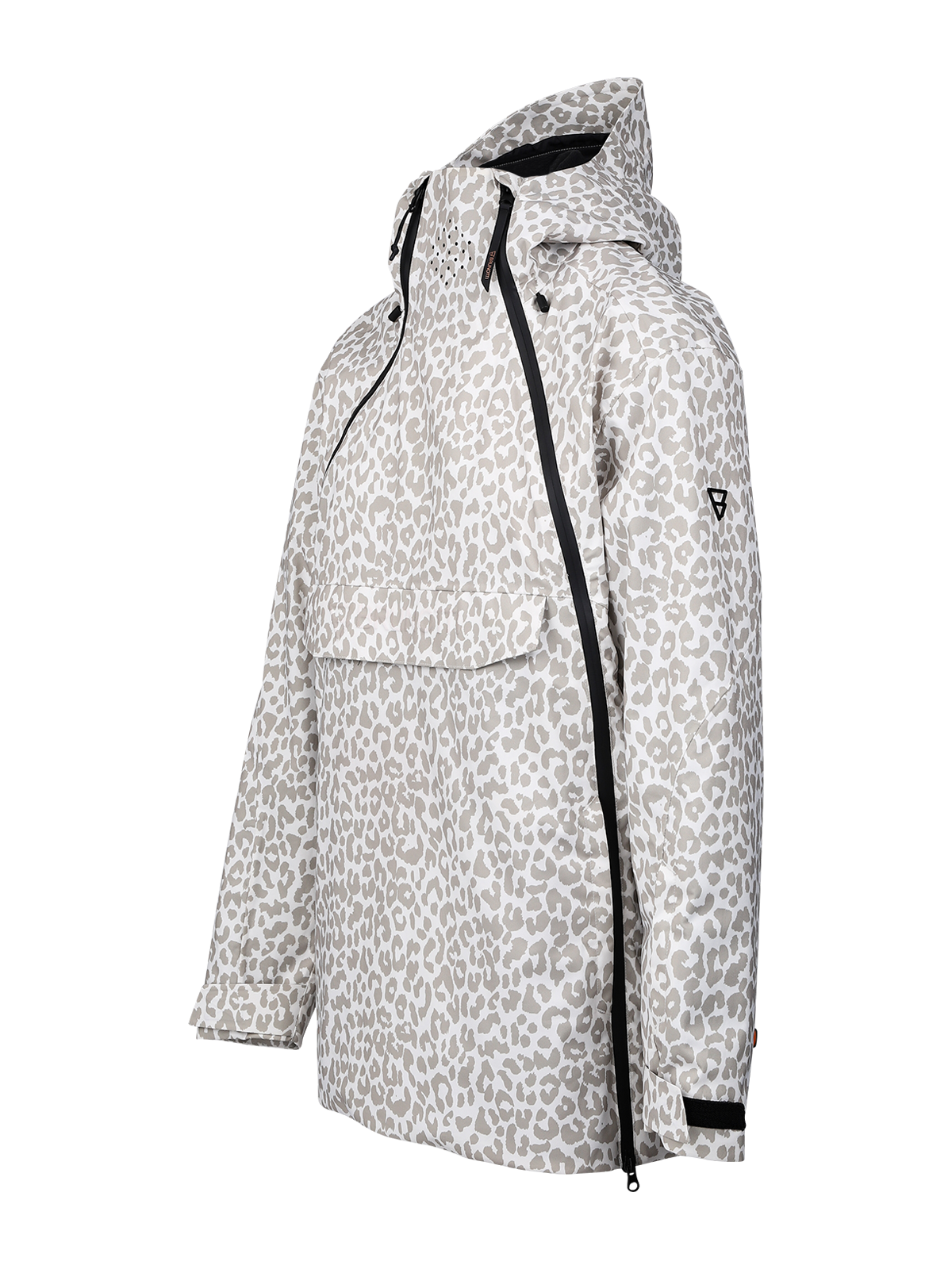 Joicya-Print Women Snow Jacket | Leopard Snow