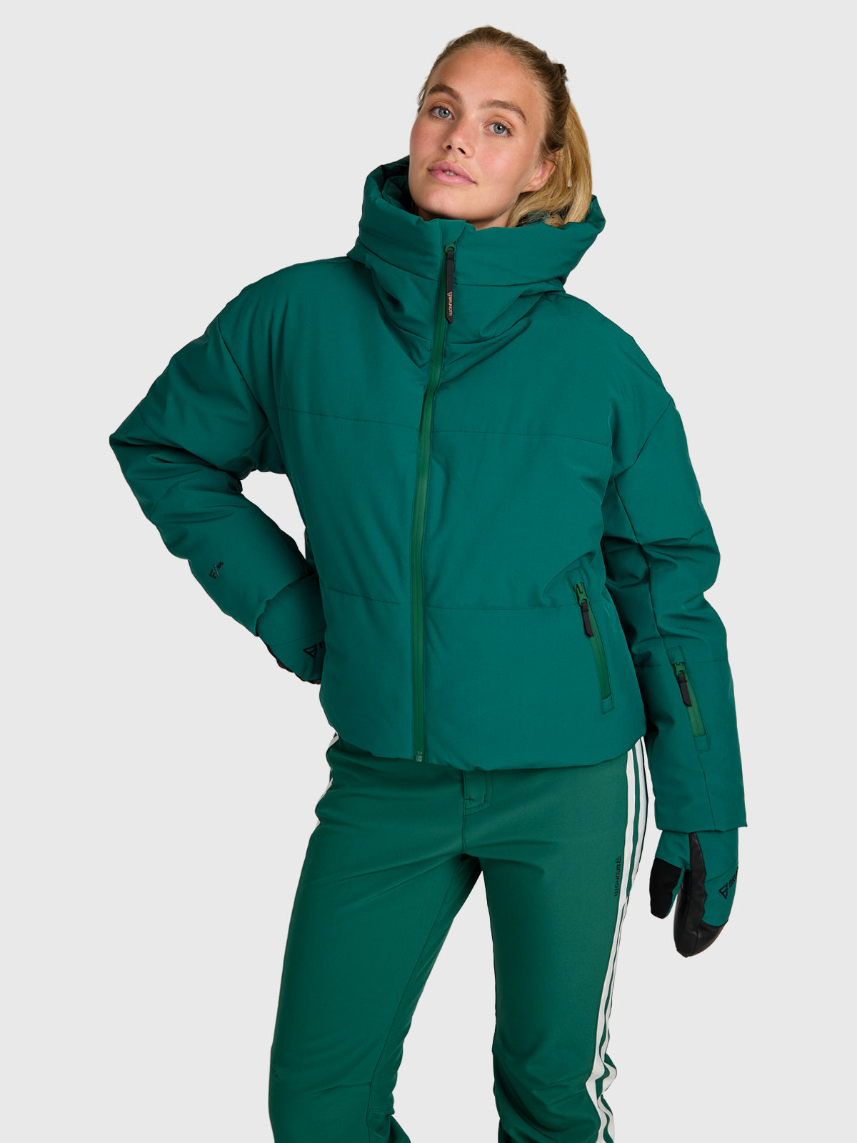 Fiaskia Women Snow Jacket | Hunter Green