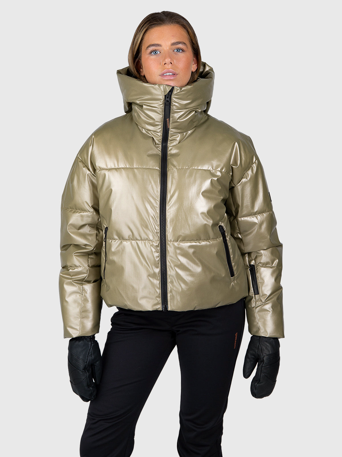 Fiaskia-Metallic Dames Ski Jas | Fungi