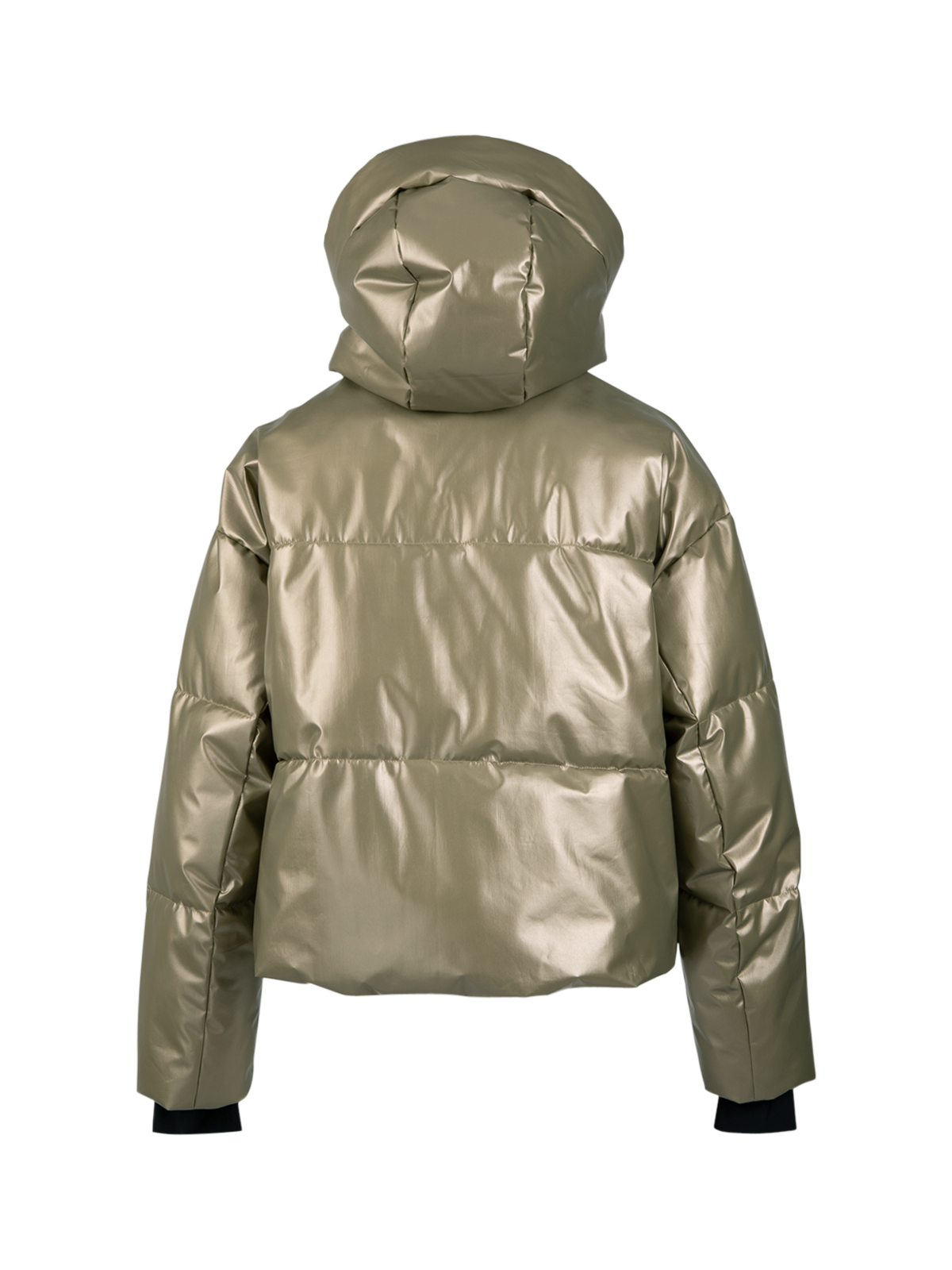 Fiaskia-Metallic Women Snow Jacket | Fungi