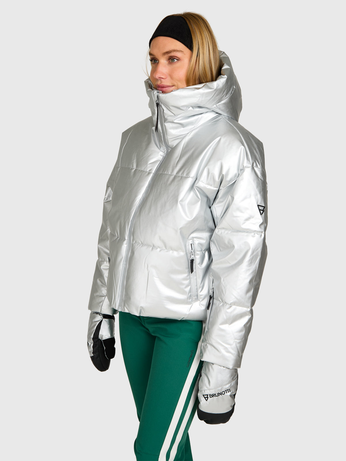 Fiaskia-Metallic Damen Schneejacke