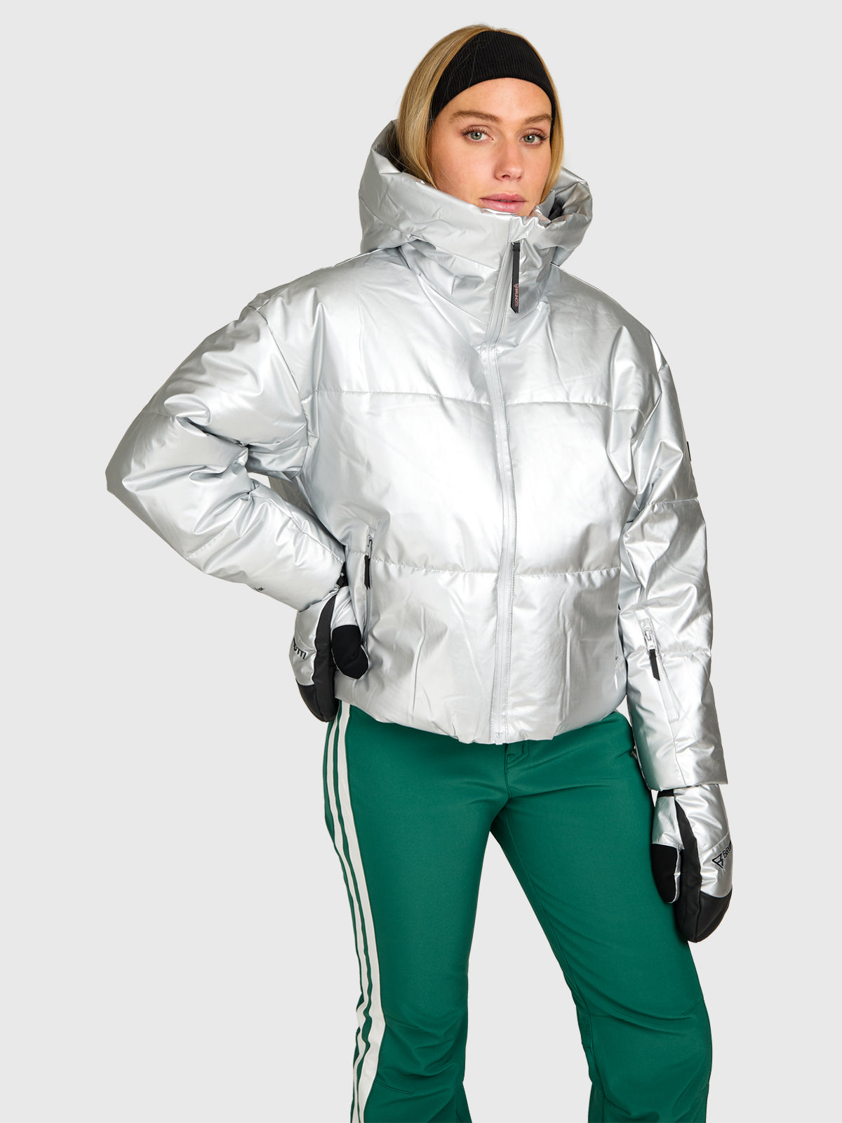Fiaskia-Metallic Damen Schneejacke