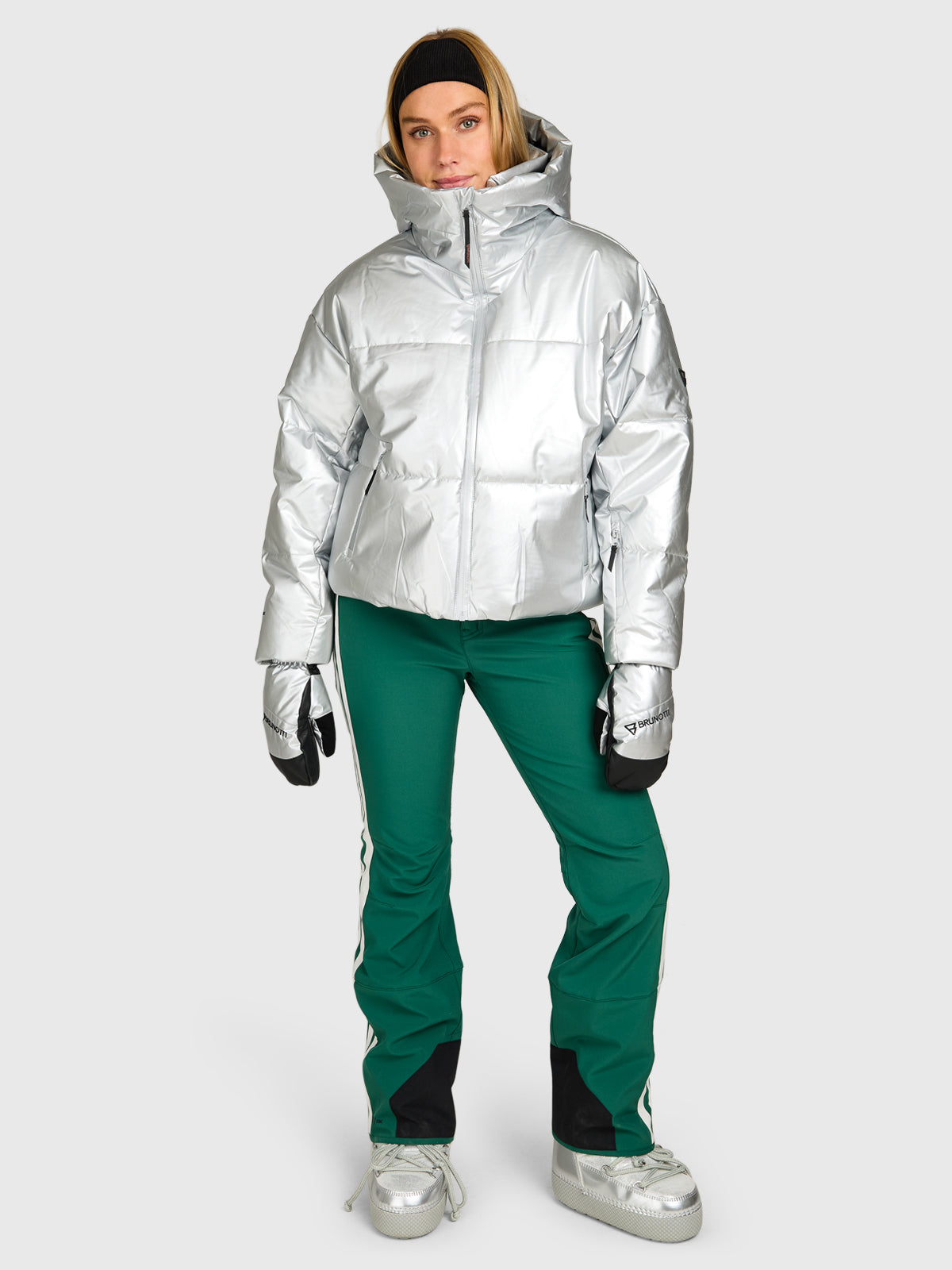 Fiaskia-Metallic Damen Schneejacke