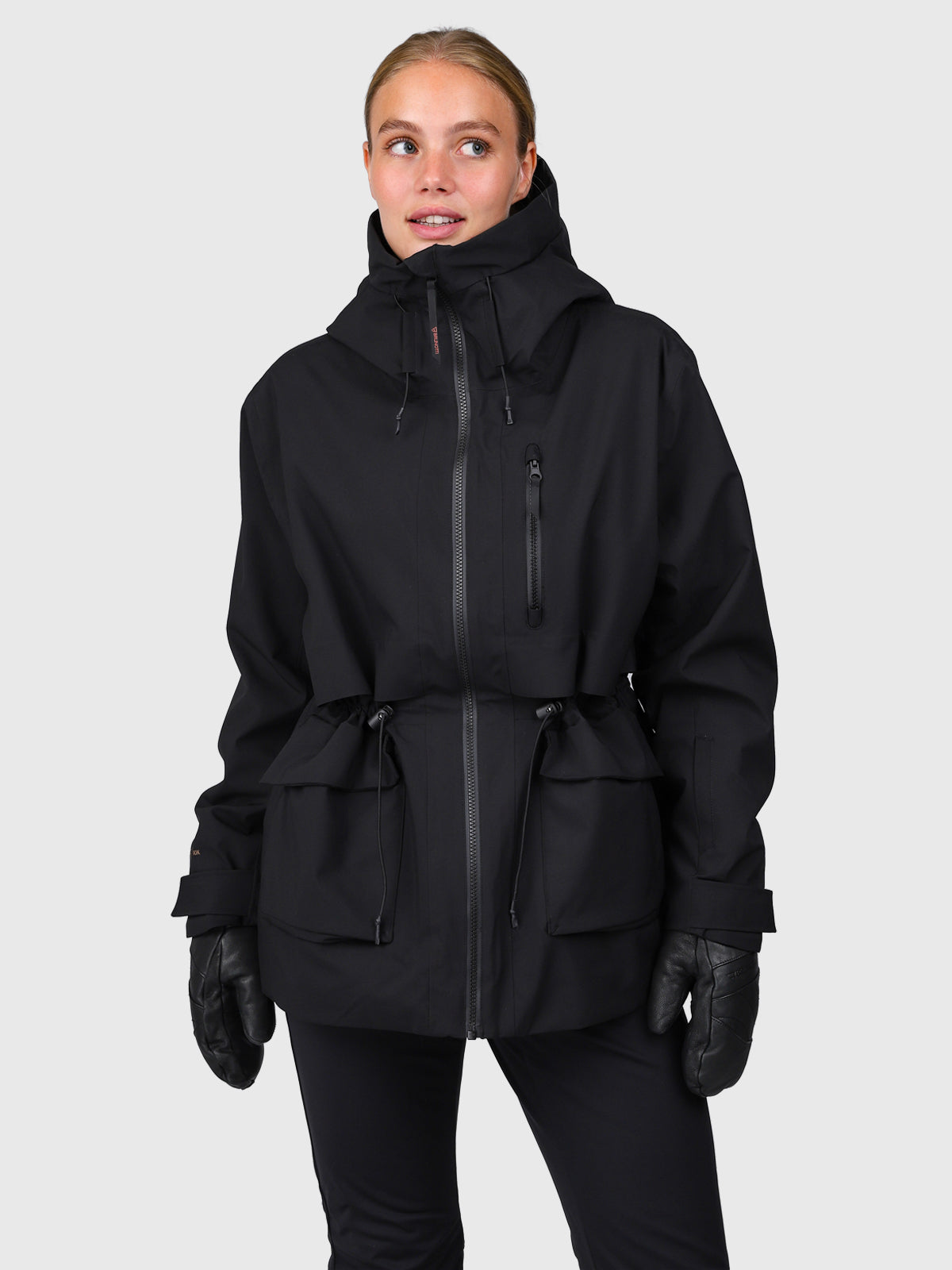 Nevicara Women Snow Jacket | Black