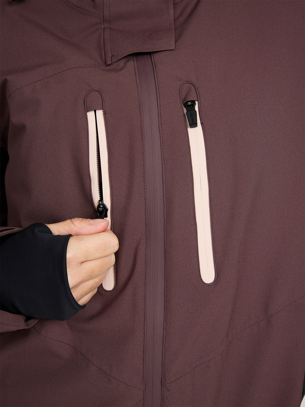 Avamena Women Snow Jacket | Raisin