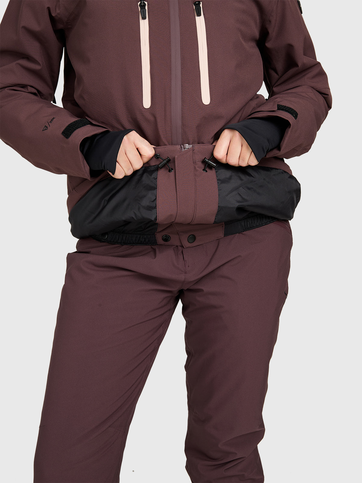 Avamena Women Snow Jacket | Raisin