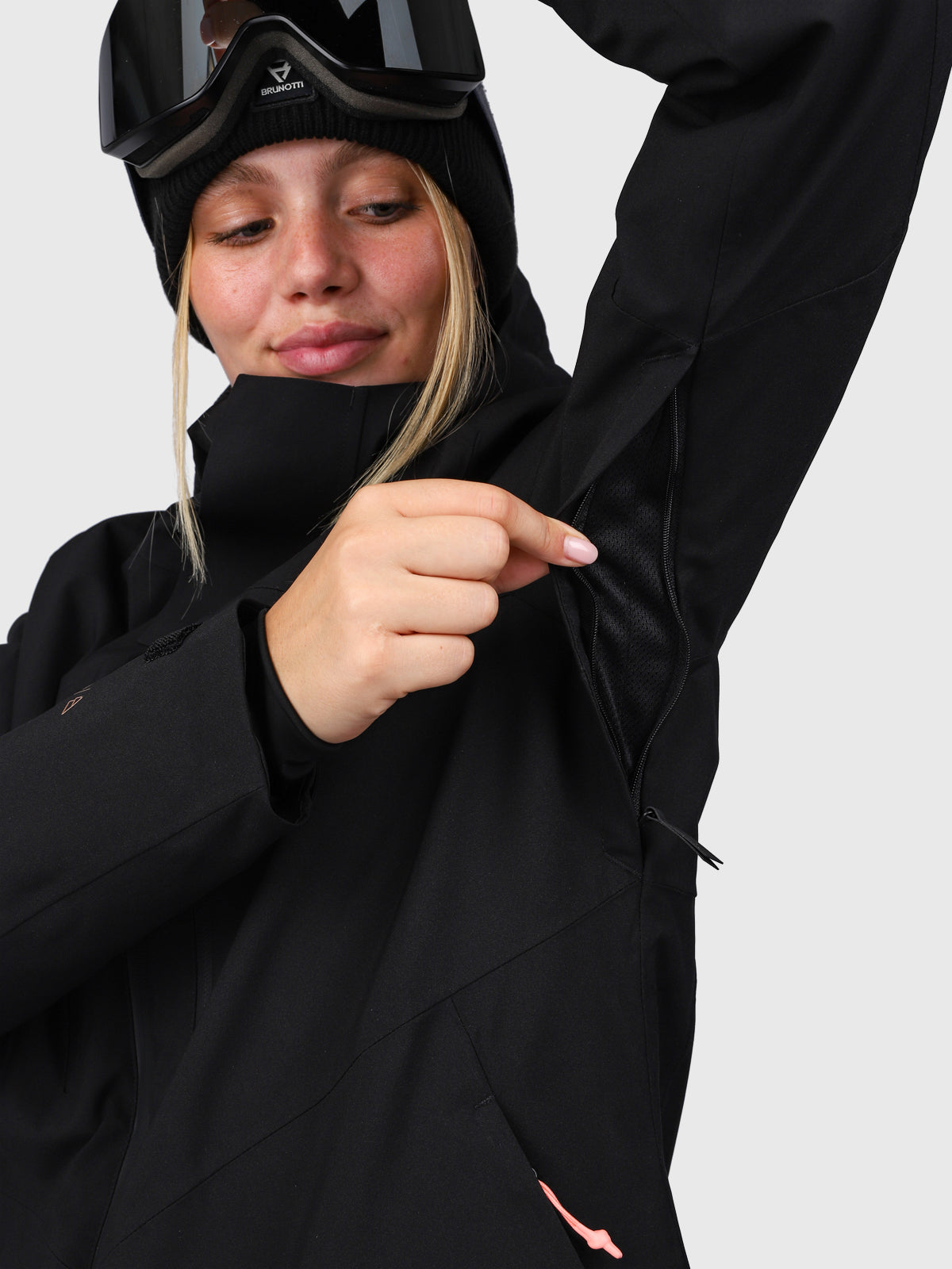 Avamena Vrouwen Ski Jas | Zwart