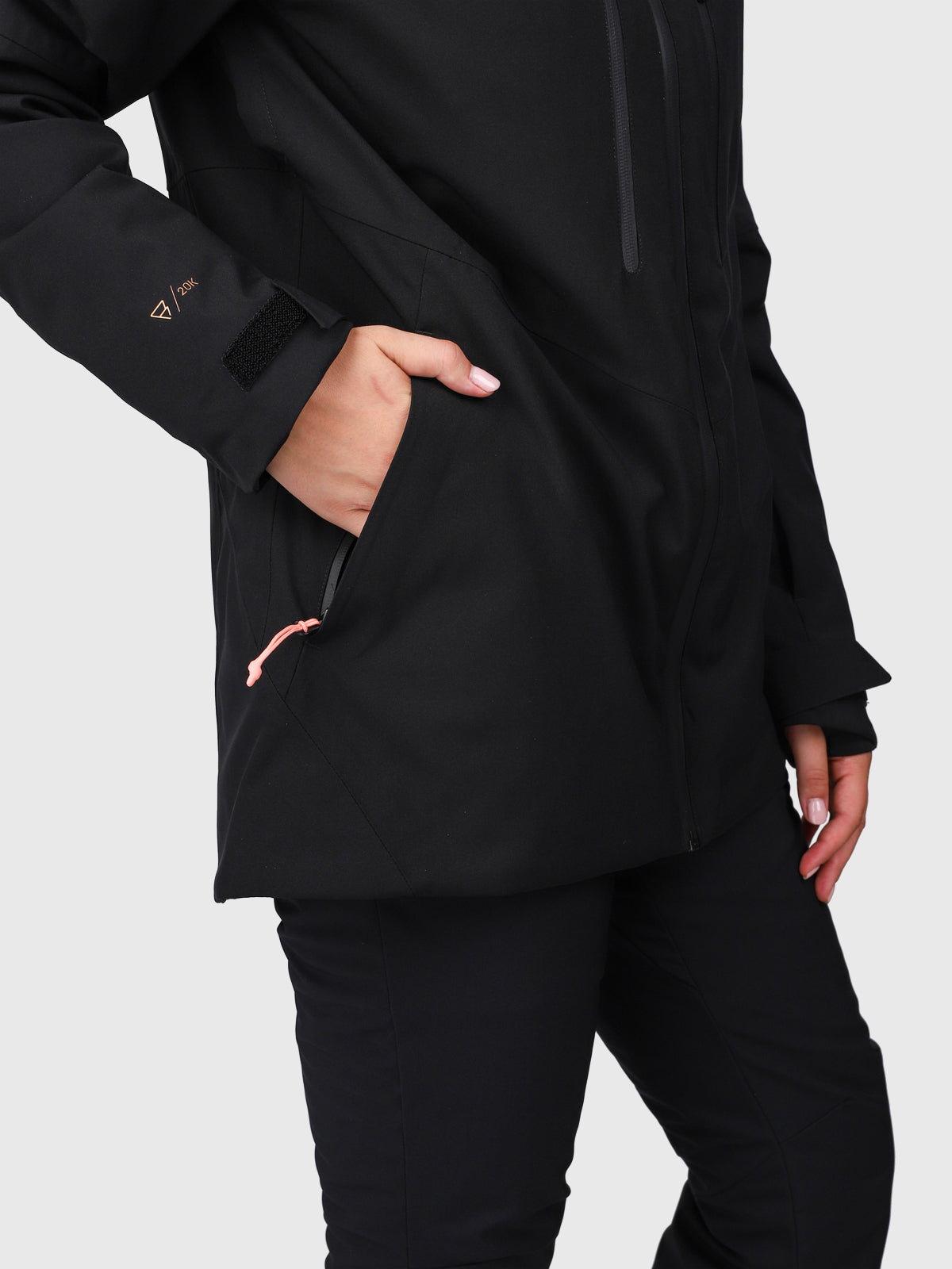 Avamena Vrouwen Ski Jas | Zwart
