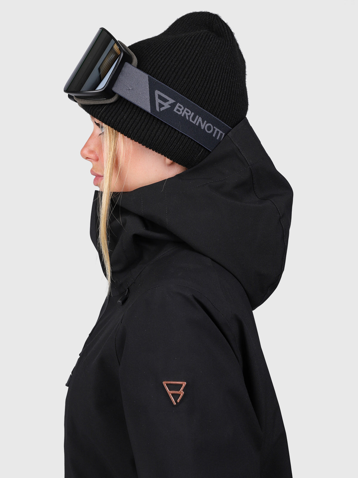 Avamena Vrouwen Ski Jas | Zwart