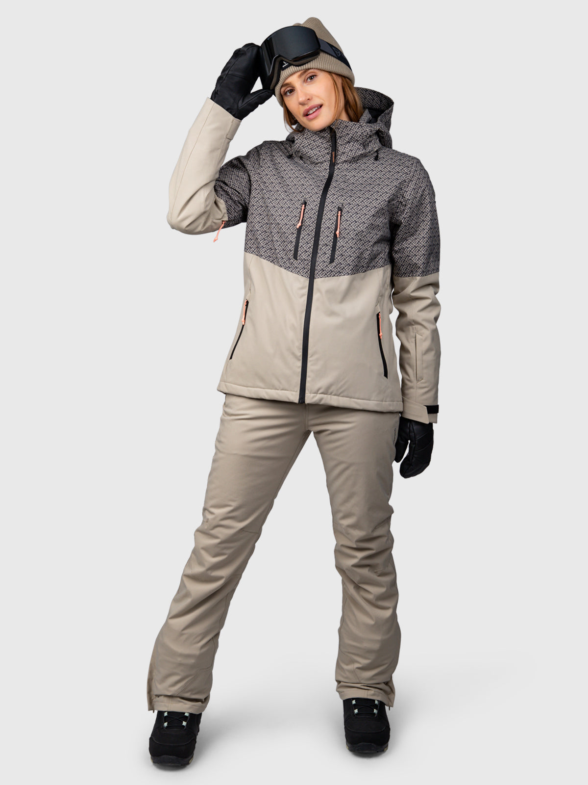 Bellacarve Damen Schneehose | Pilze