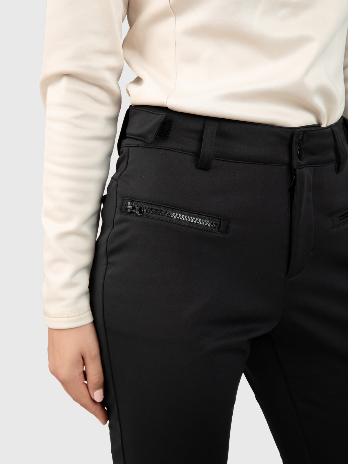 Coldlake Damen Softshellhose | Schwarz