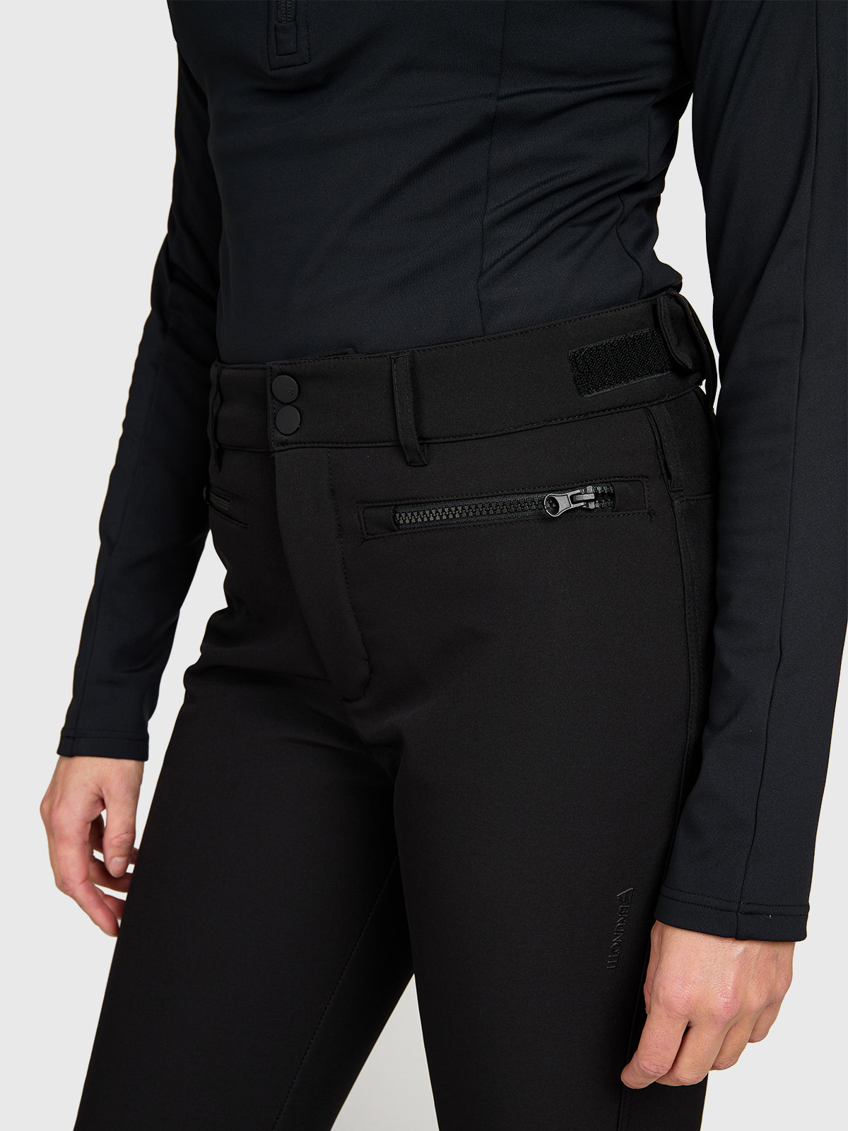 Coldlake Damen Softshellhose | Schwarz