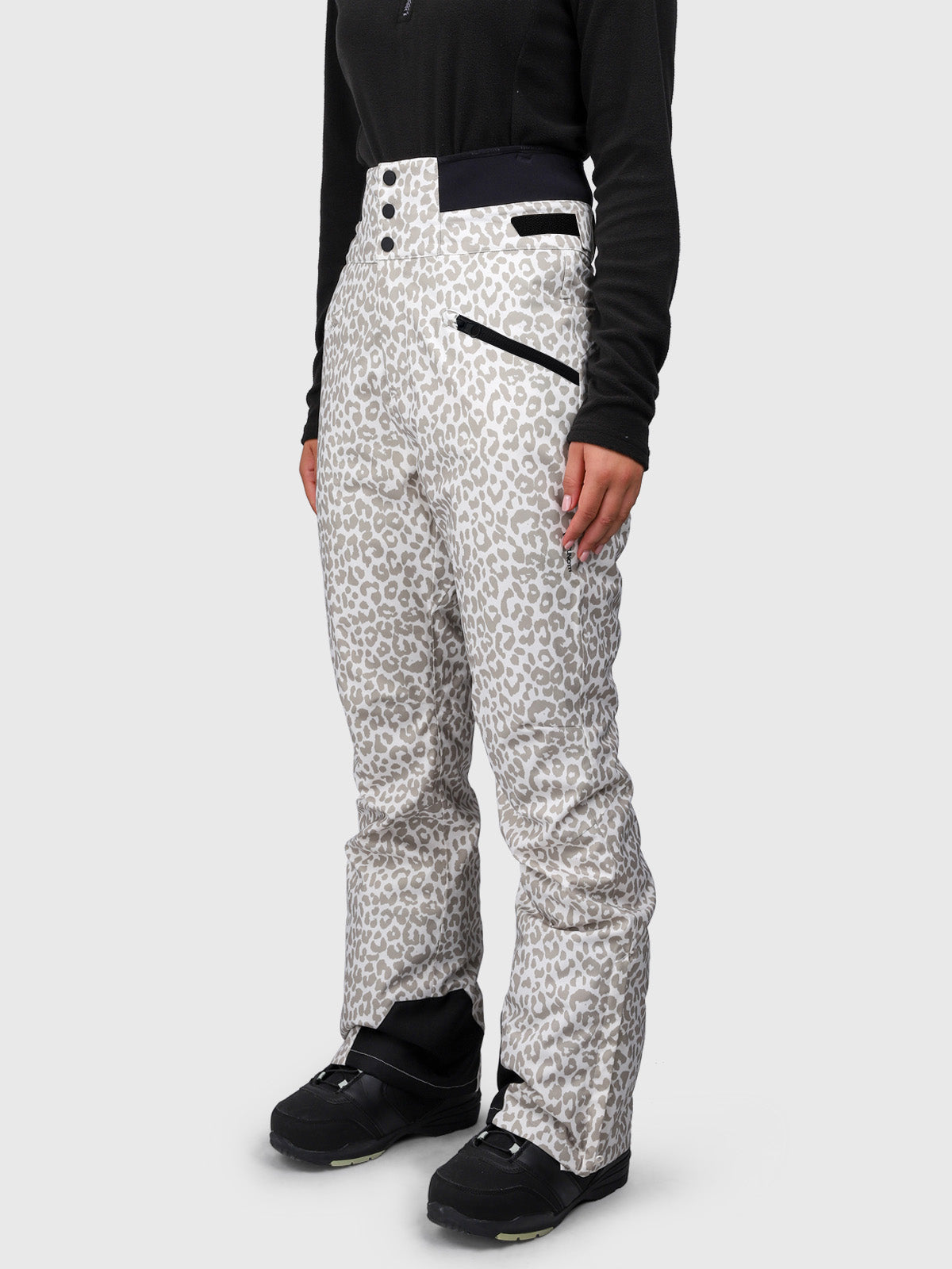 Whitewater-Print Women Snow Pants | Leopard Snow
