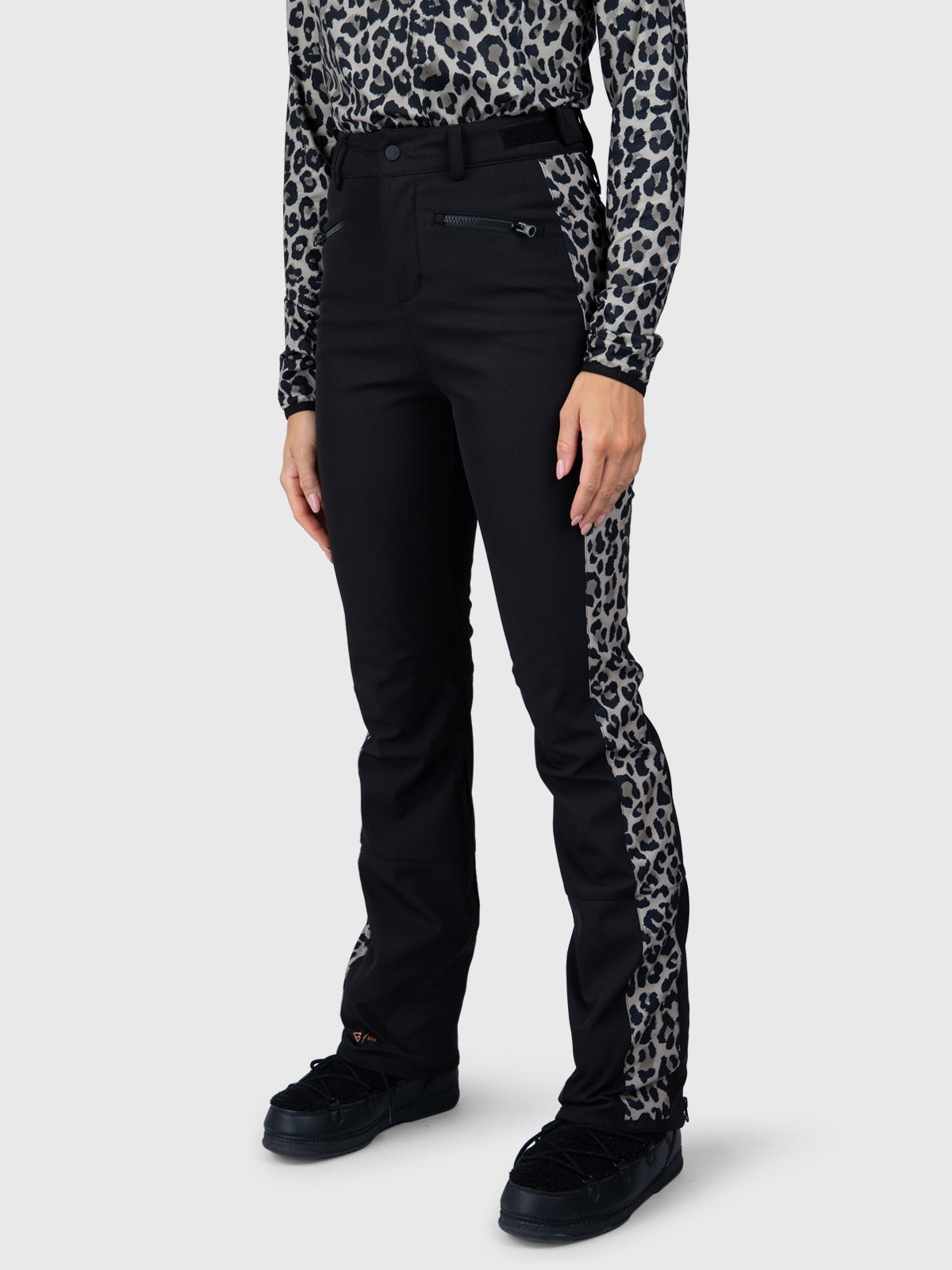 Jymma Damen Softshellhose | Schwarz
