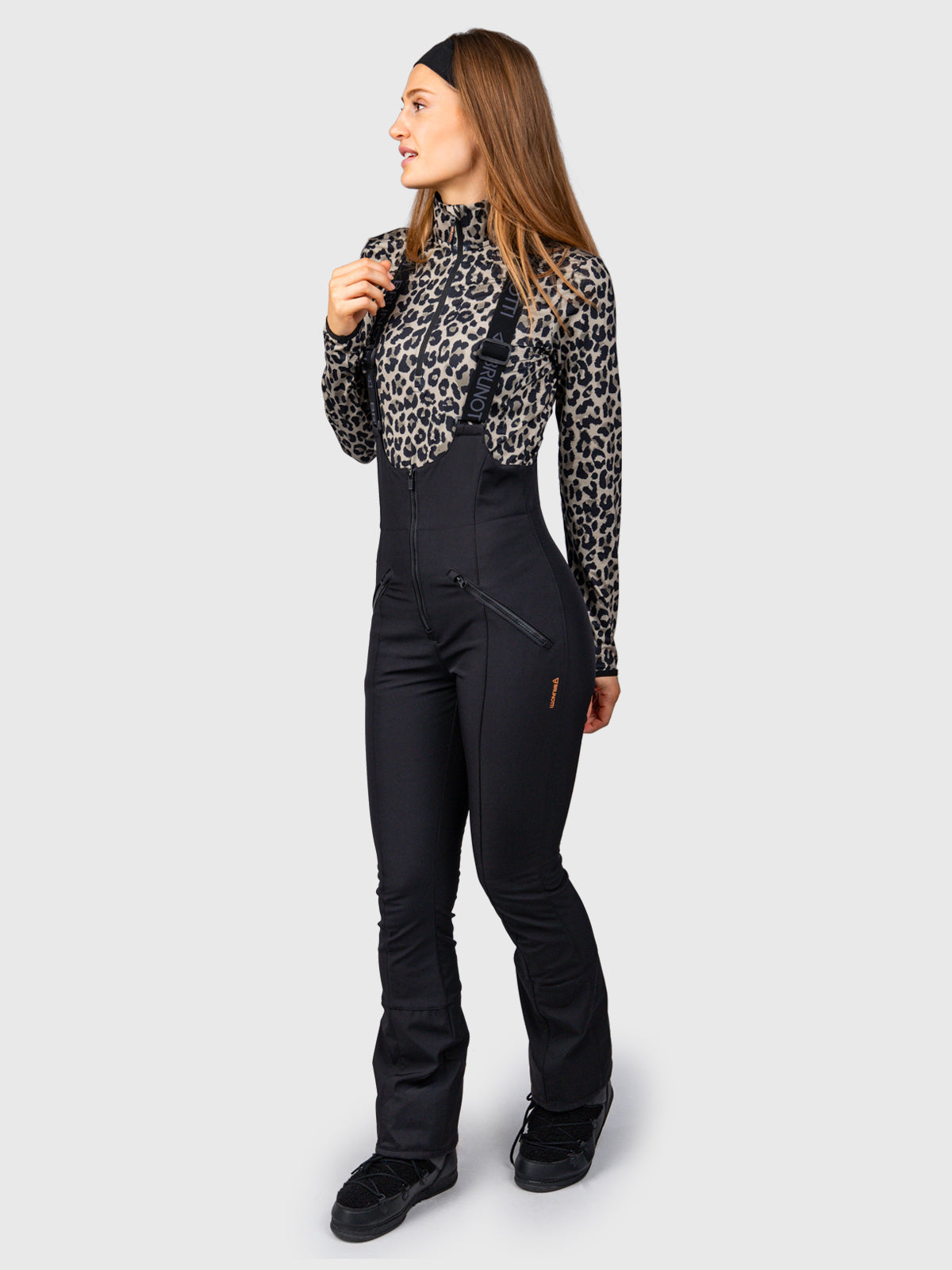 Avalanche Women Snow Salopet | Black