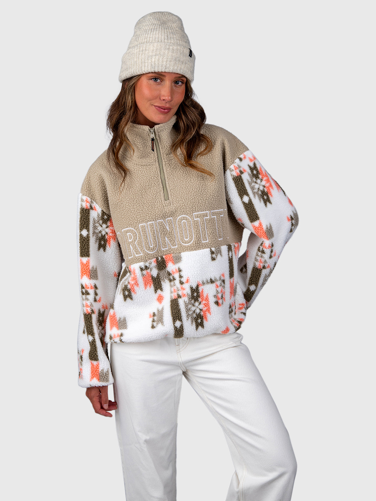 Chondra-Print Women Fleece | Siberia Fungi