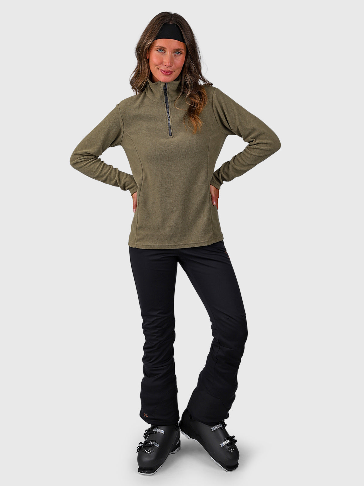 Misma Women Fleece | Dusky Green