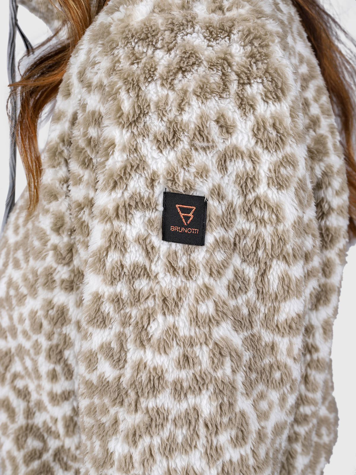 Kyoto-Print Women Fleece | Leopard Snow