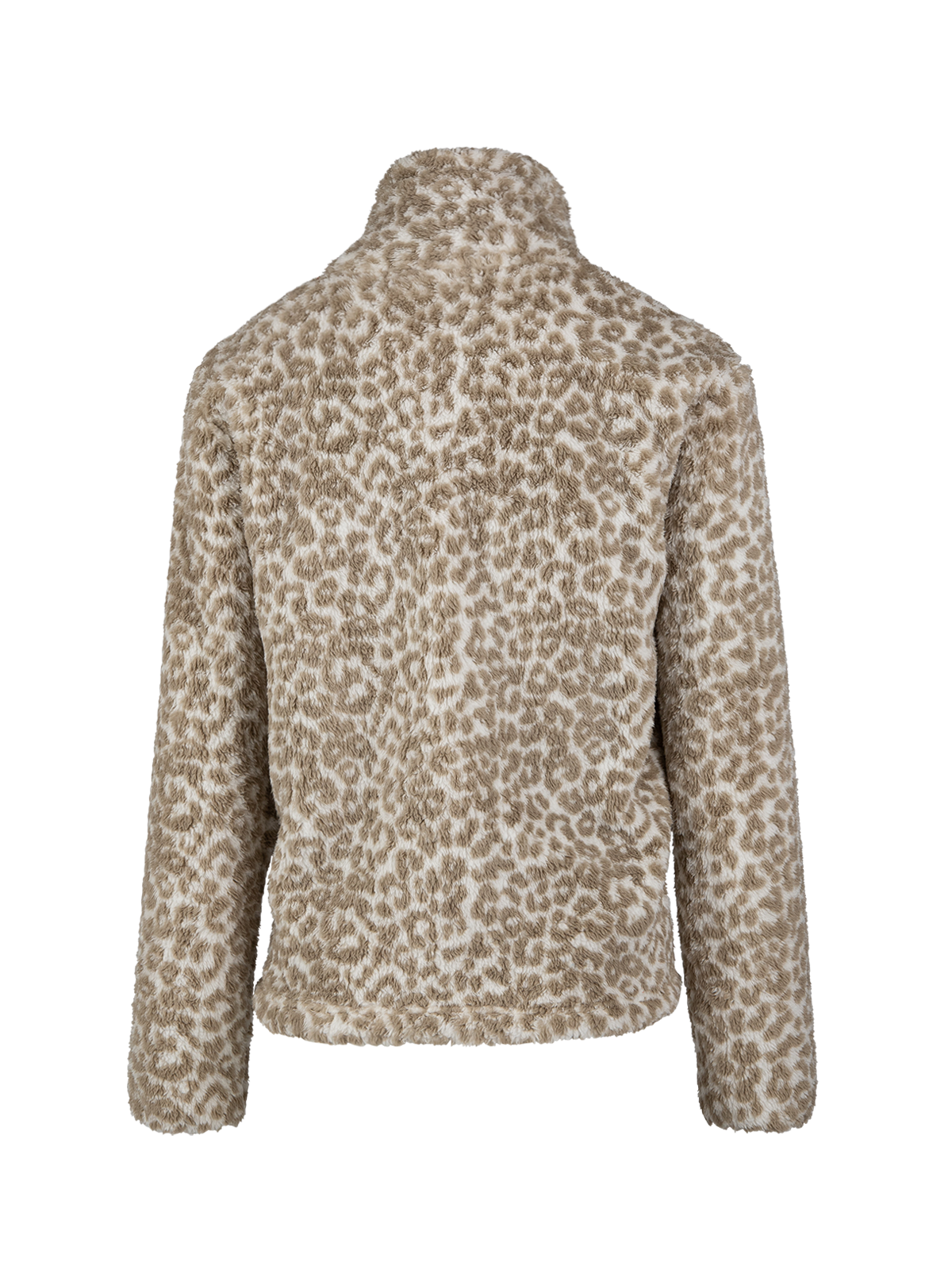 Kyoto-Print Women Fleece | Leopard Snow