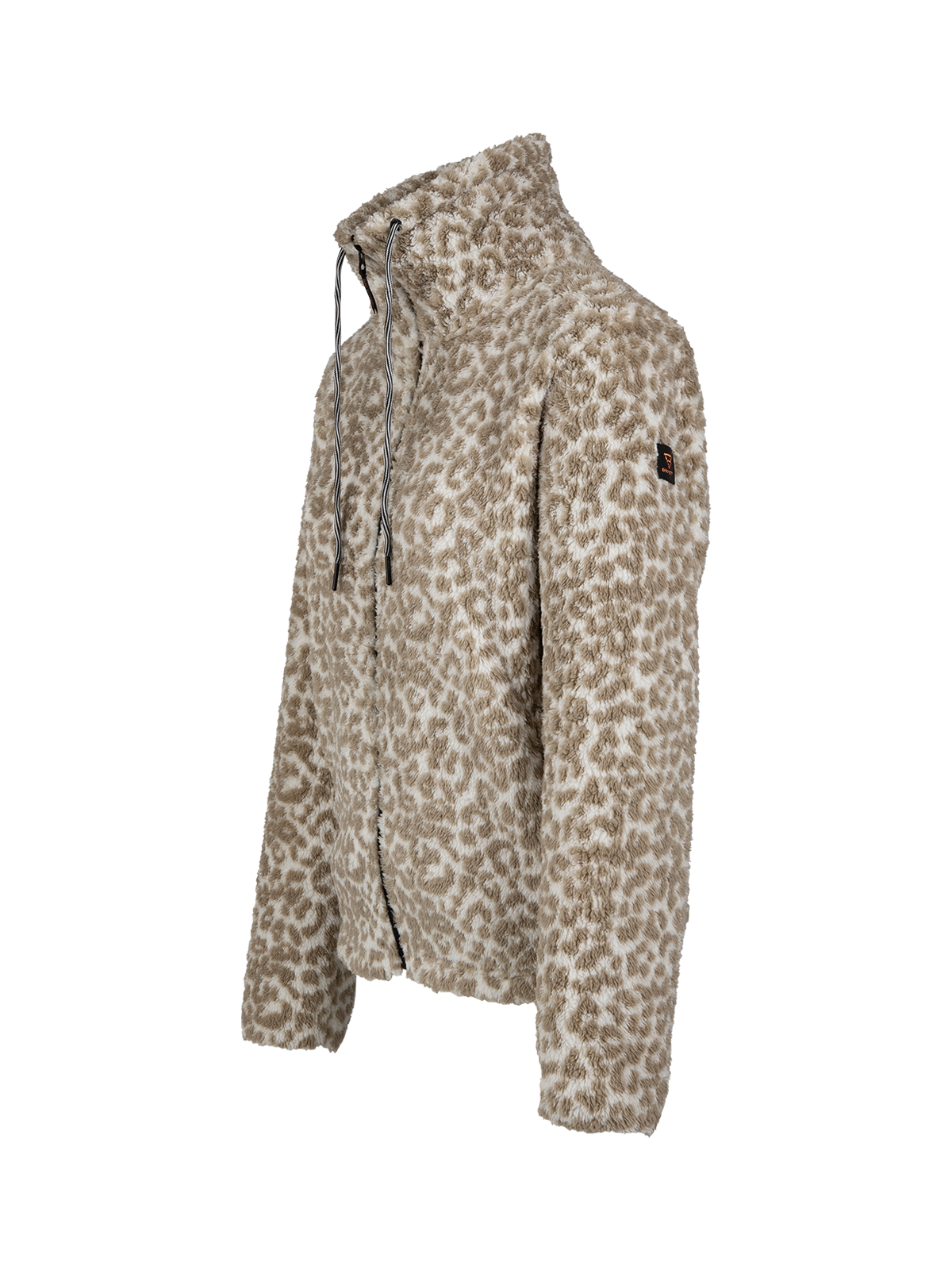 Kyoto-Print Women Fleece | Leopard Snow