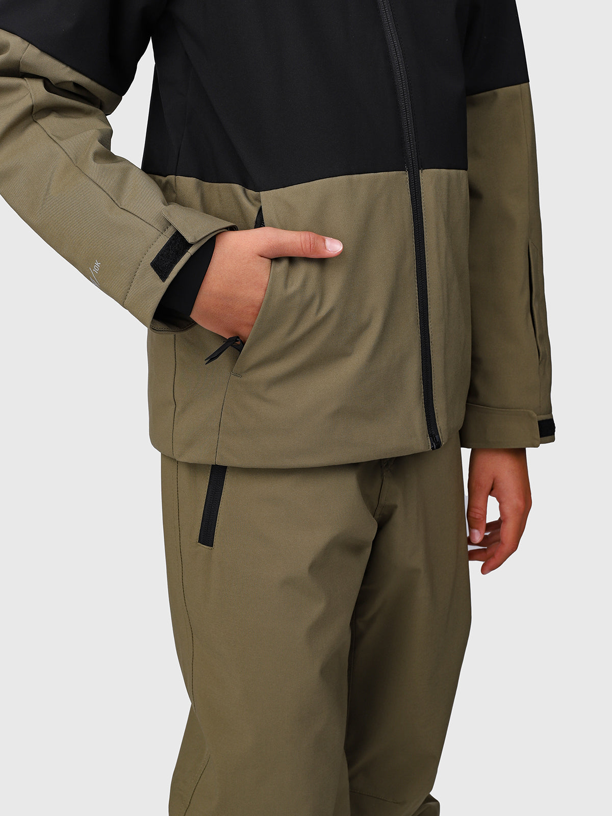 Strokersy Boys Snow Jacket | Dusky Green