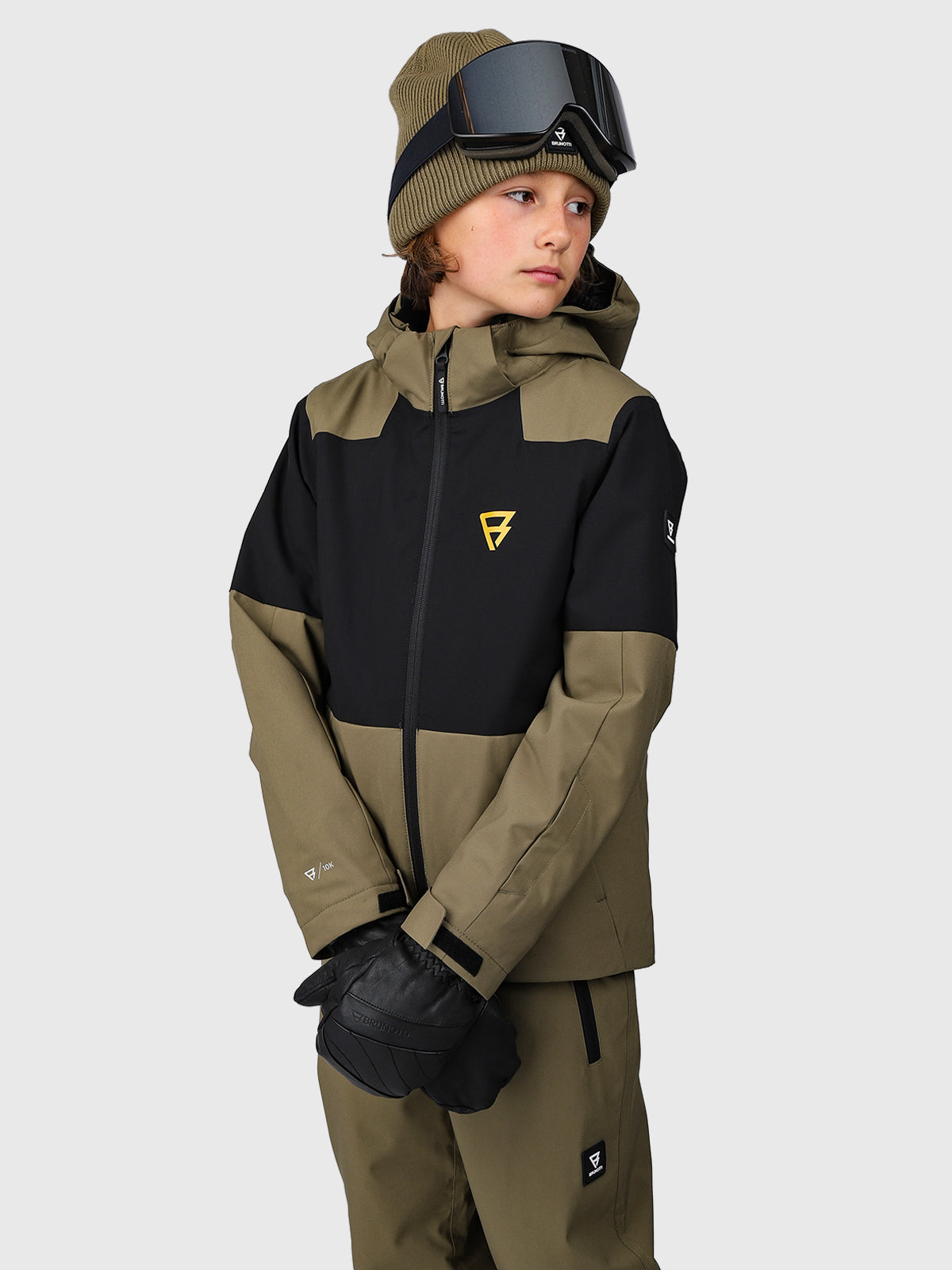 Strokersy Boys Snow Jacket | Dusky Green
