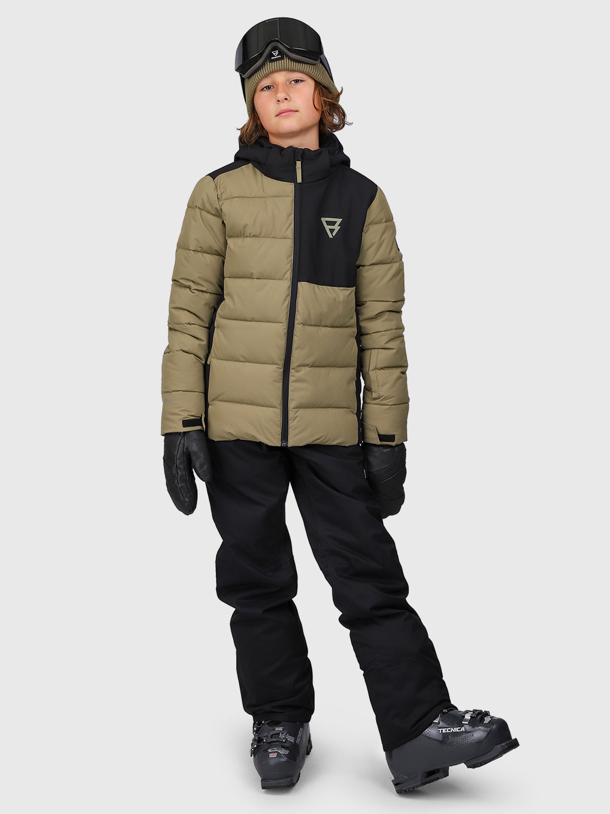 Stortany Boys Snow Jacket | Dusky Green