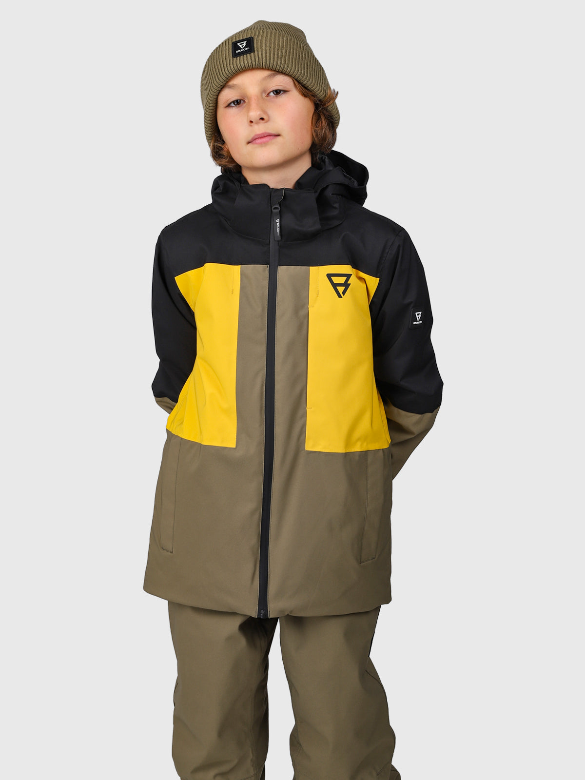 Aratiny Jongens Ski Jas | Dusky Green