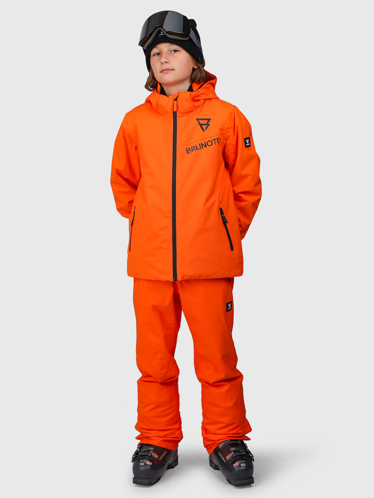 Footraily Boys Snow Pants | Punch Orange