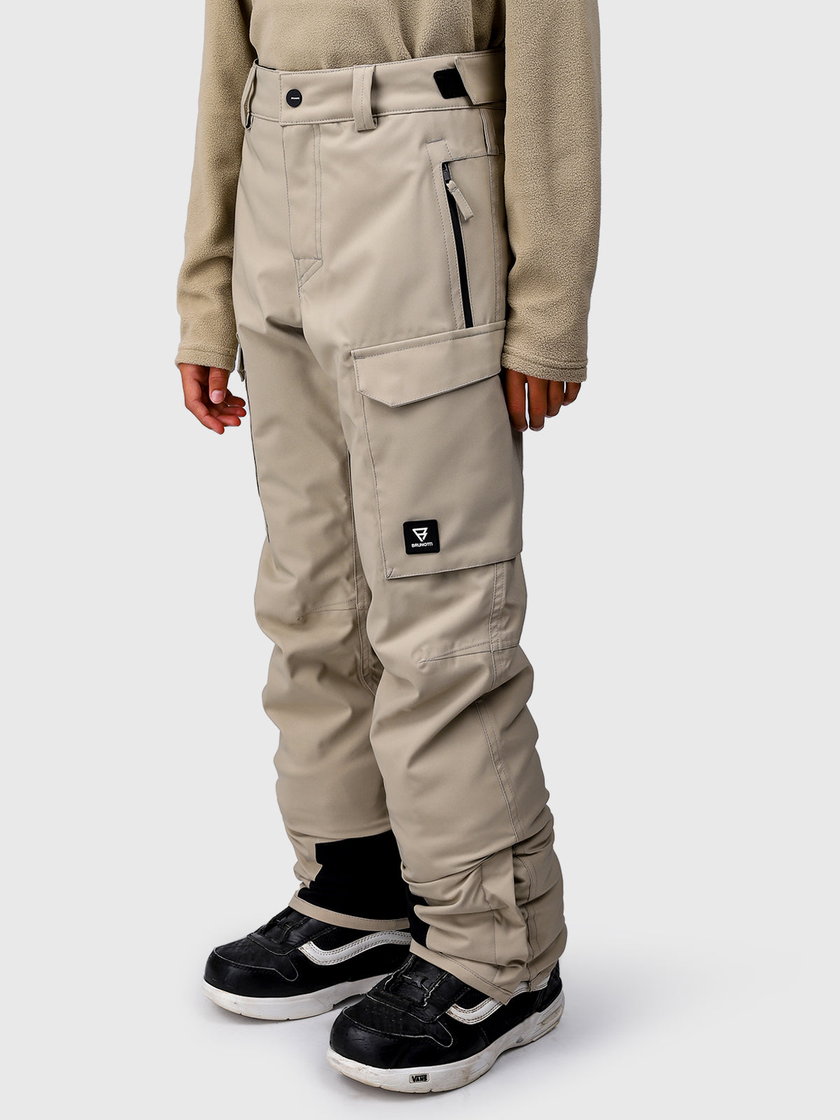 Footraily-Cargo Boys Snow Pants | Fungi