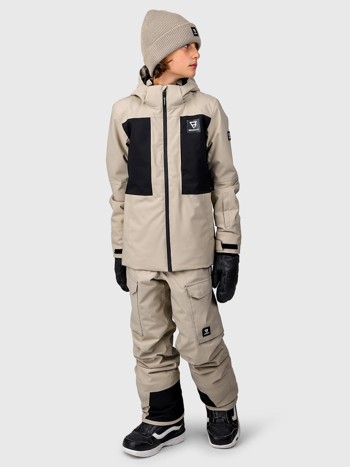 Footraily-Cargo Boys Snow Pants | Fungi