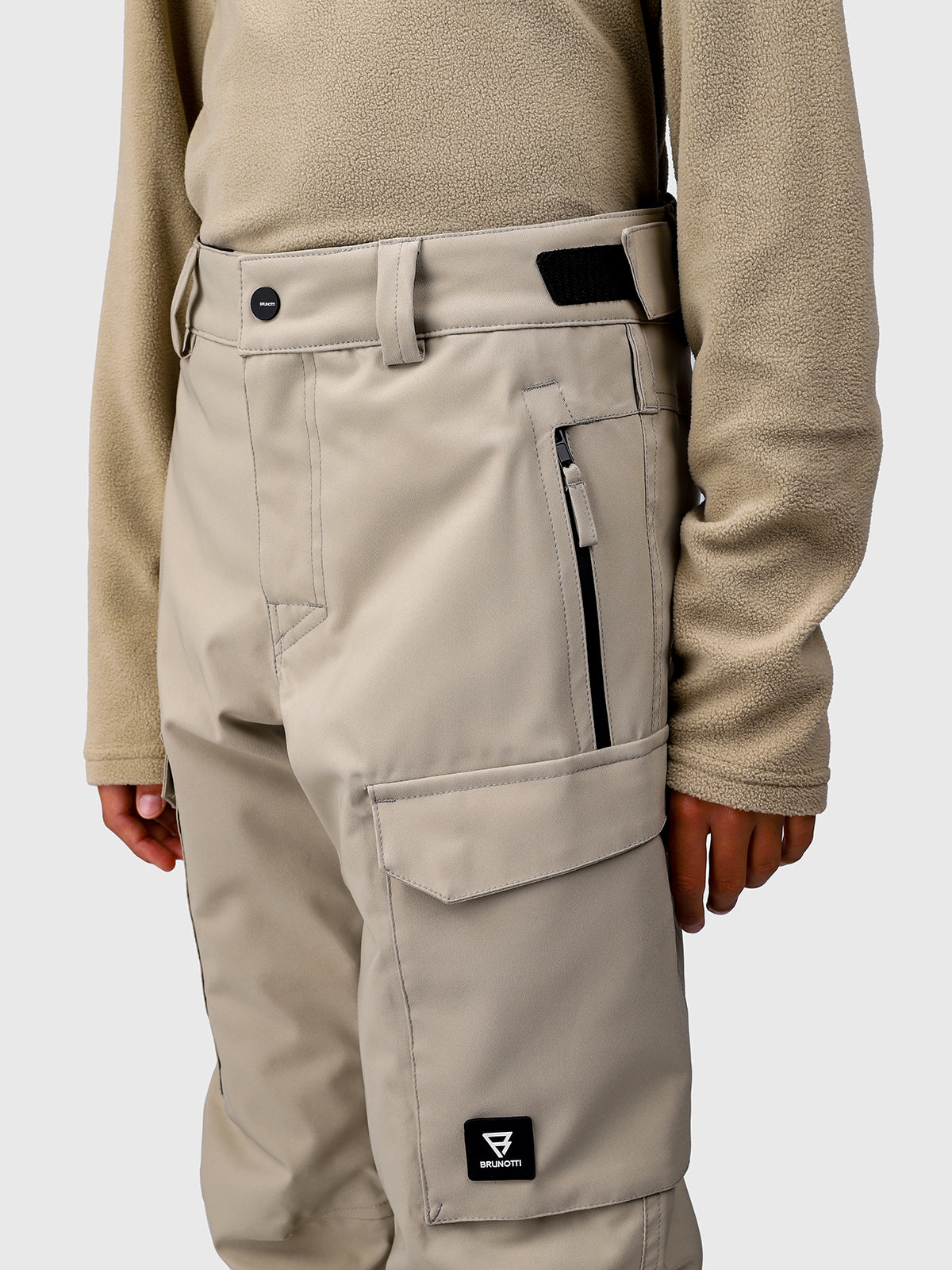 Footraily-Cargo Boys Snow Pants | Fungi