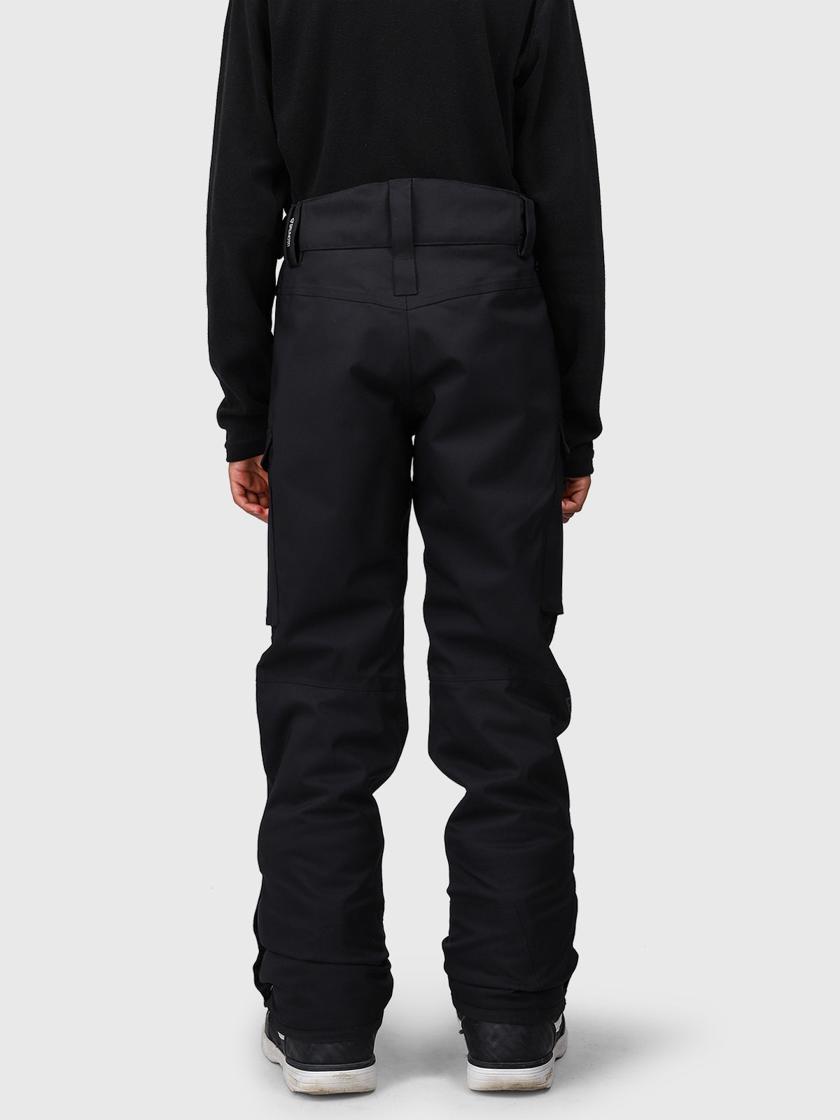 Footraily-Cargo Boys Snow Pants | Black