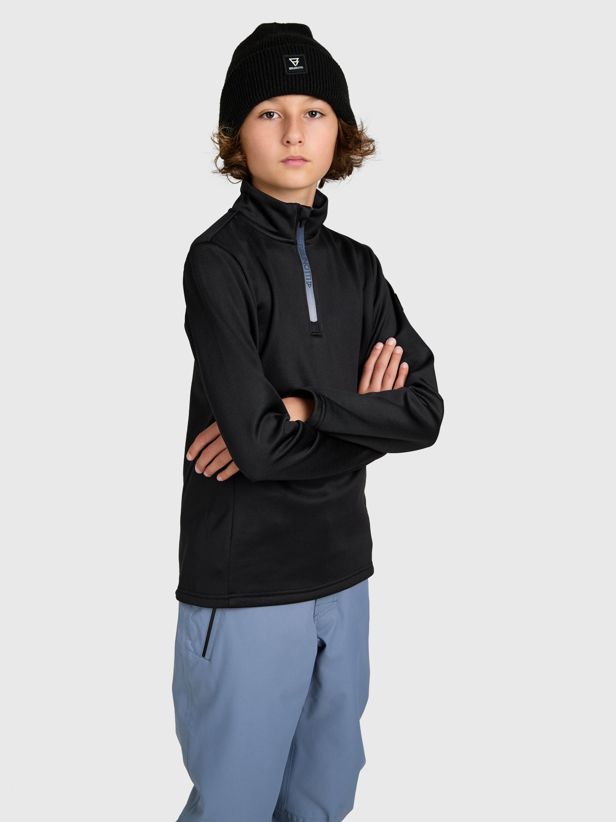 Herosy Jongens Fleece | Zwart