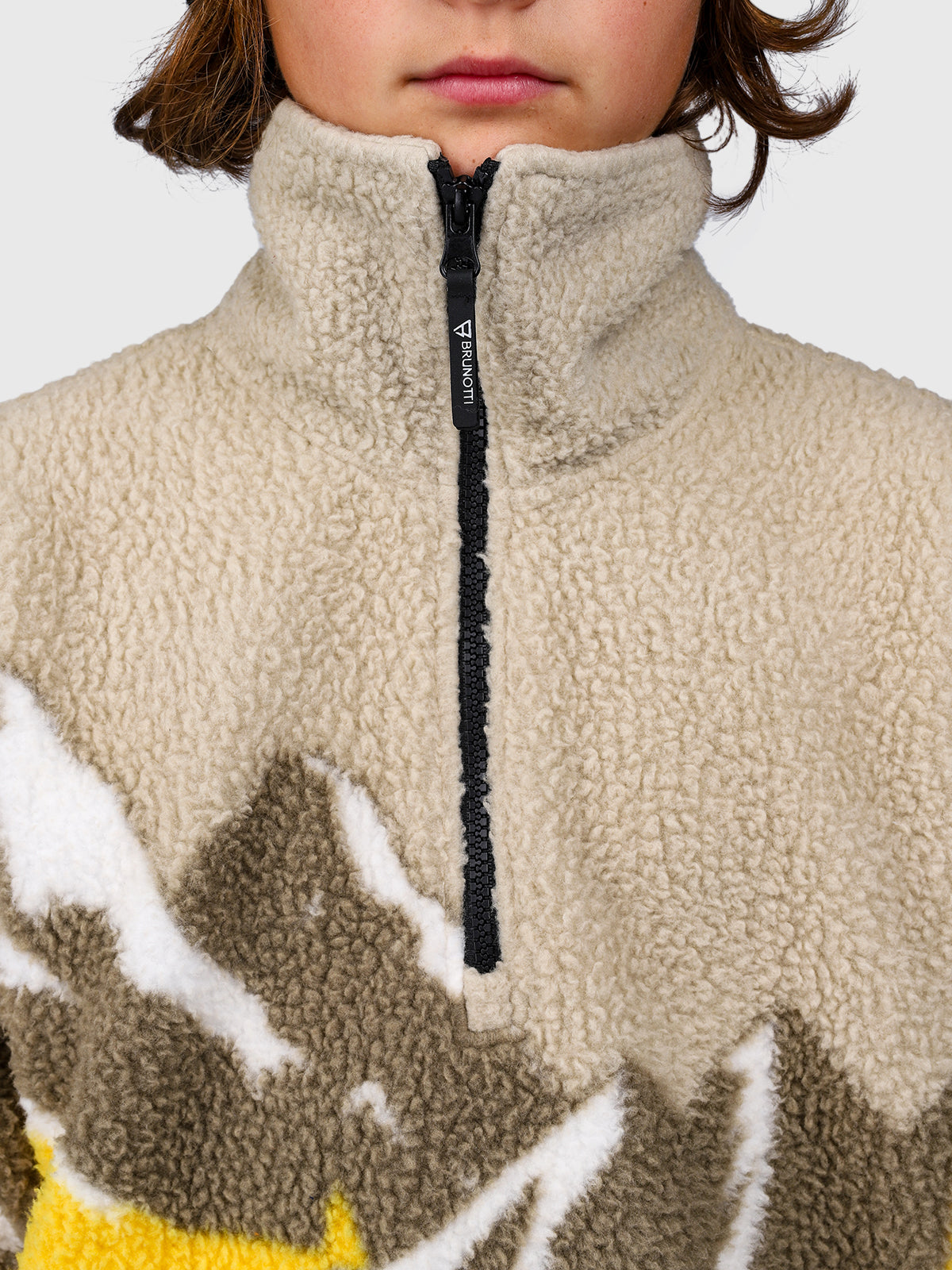 Rodrigy-Print Boys Fleece | Black