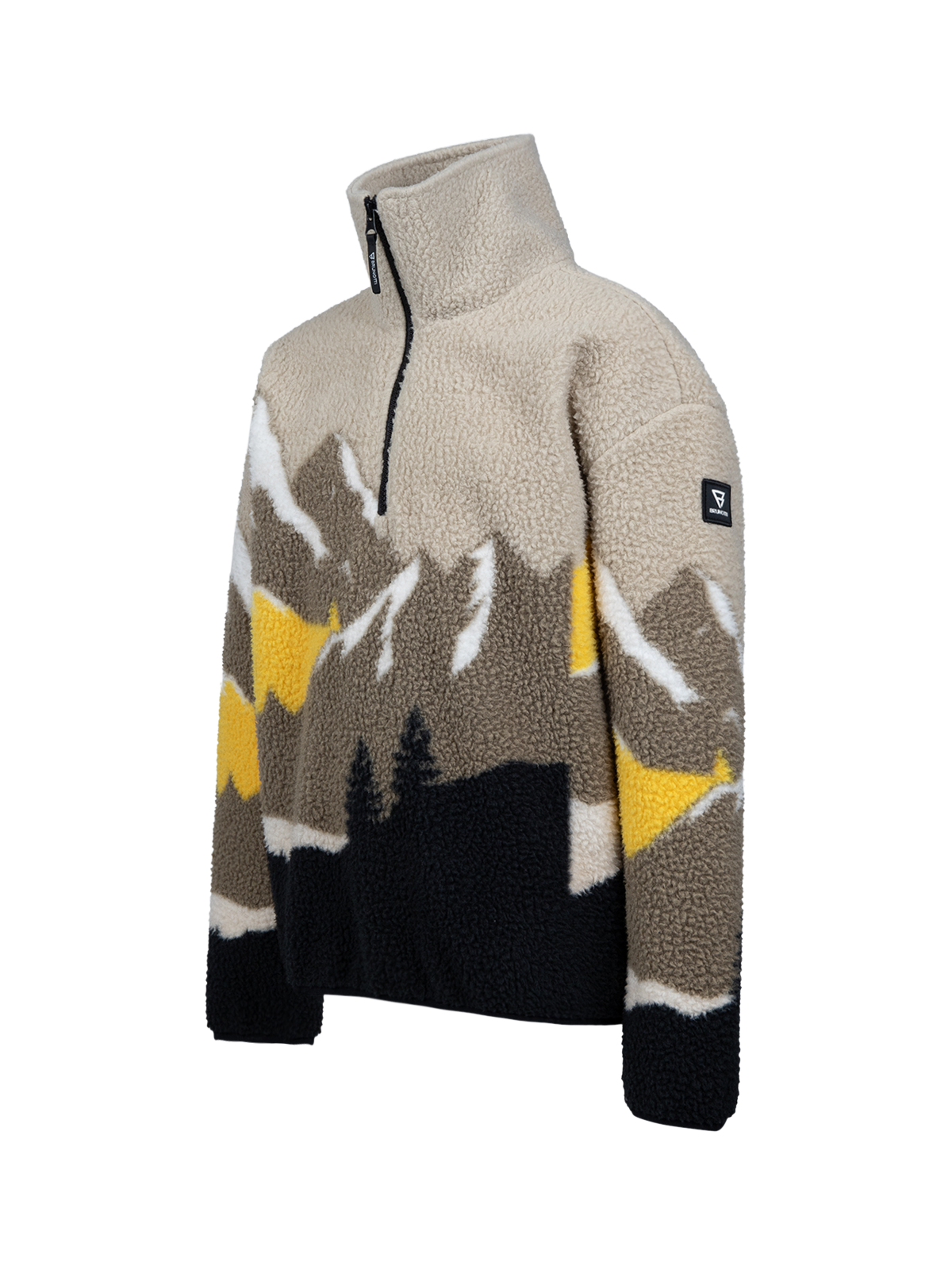 Rodrigy-Print Boys Fleece | Black