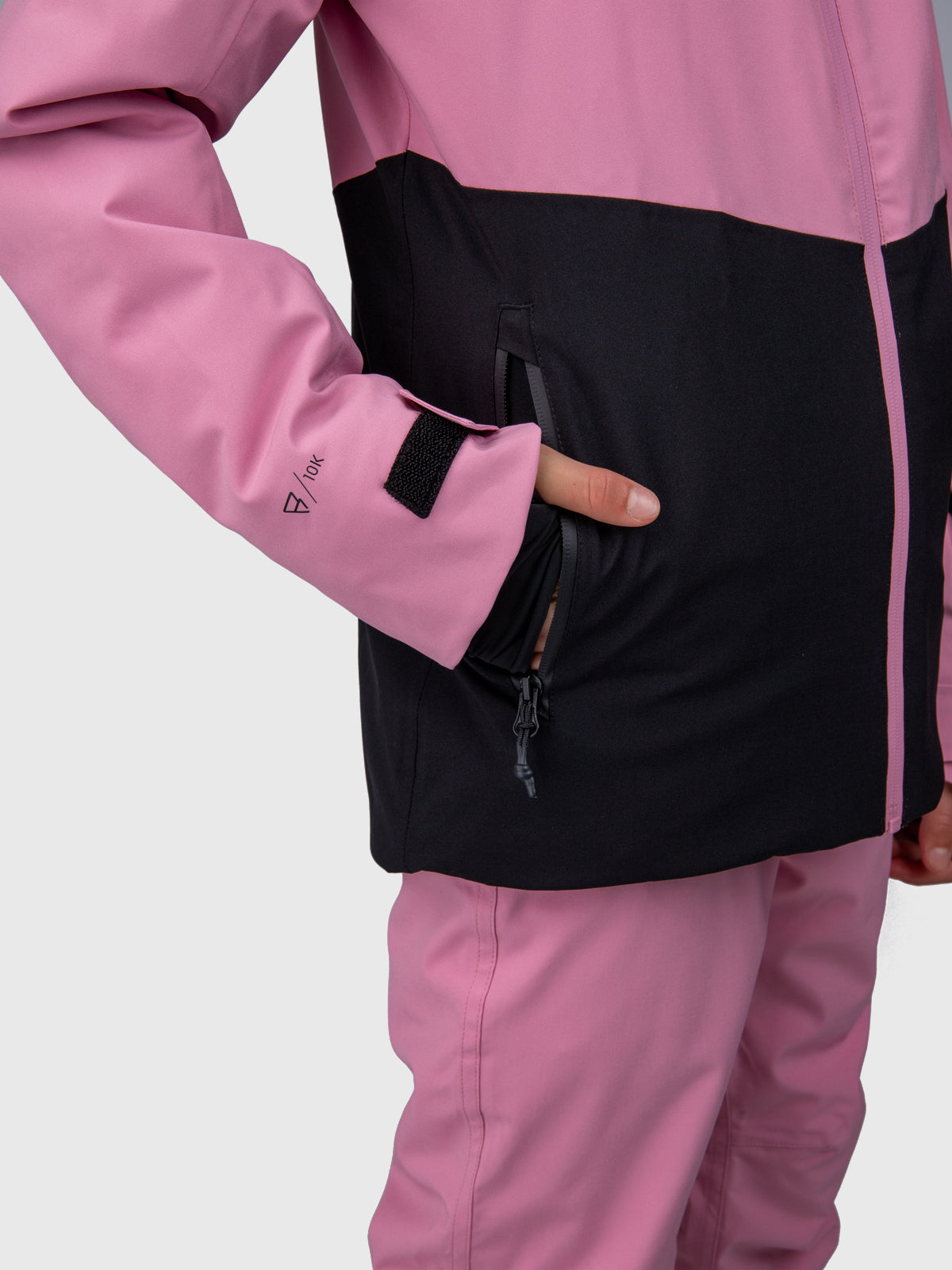 Montacy Girls Snow Jacket | Dusty Pink
