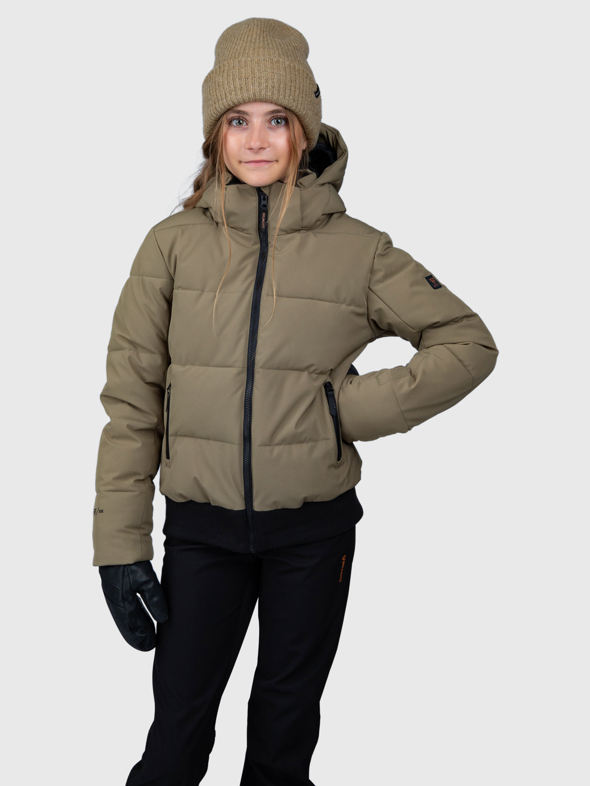 Suncrowny Girls Snow Jacket | Dusky Green