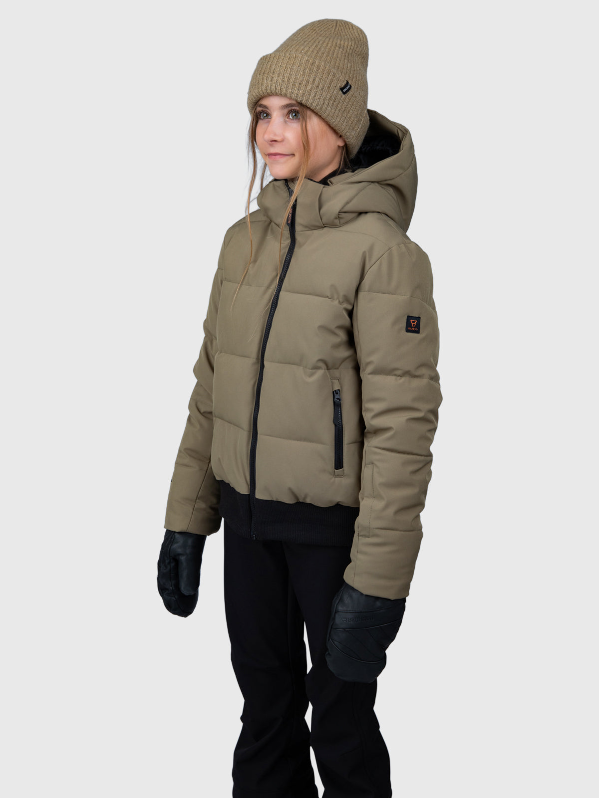 Suncrowny Girls Snow Jacket | Dusky Green