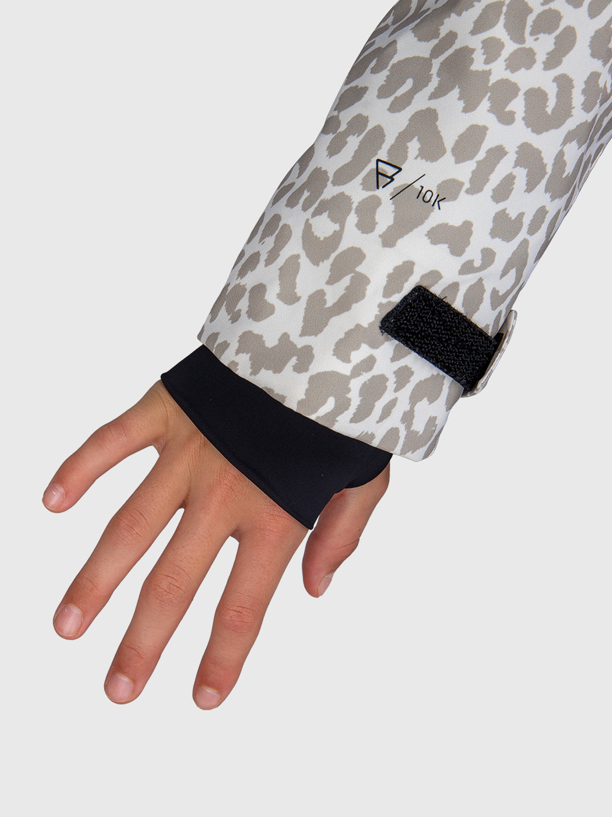 Teallasy-Print Mädchen Schneejacke | Leopard Snow