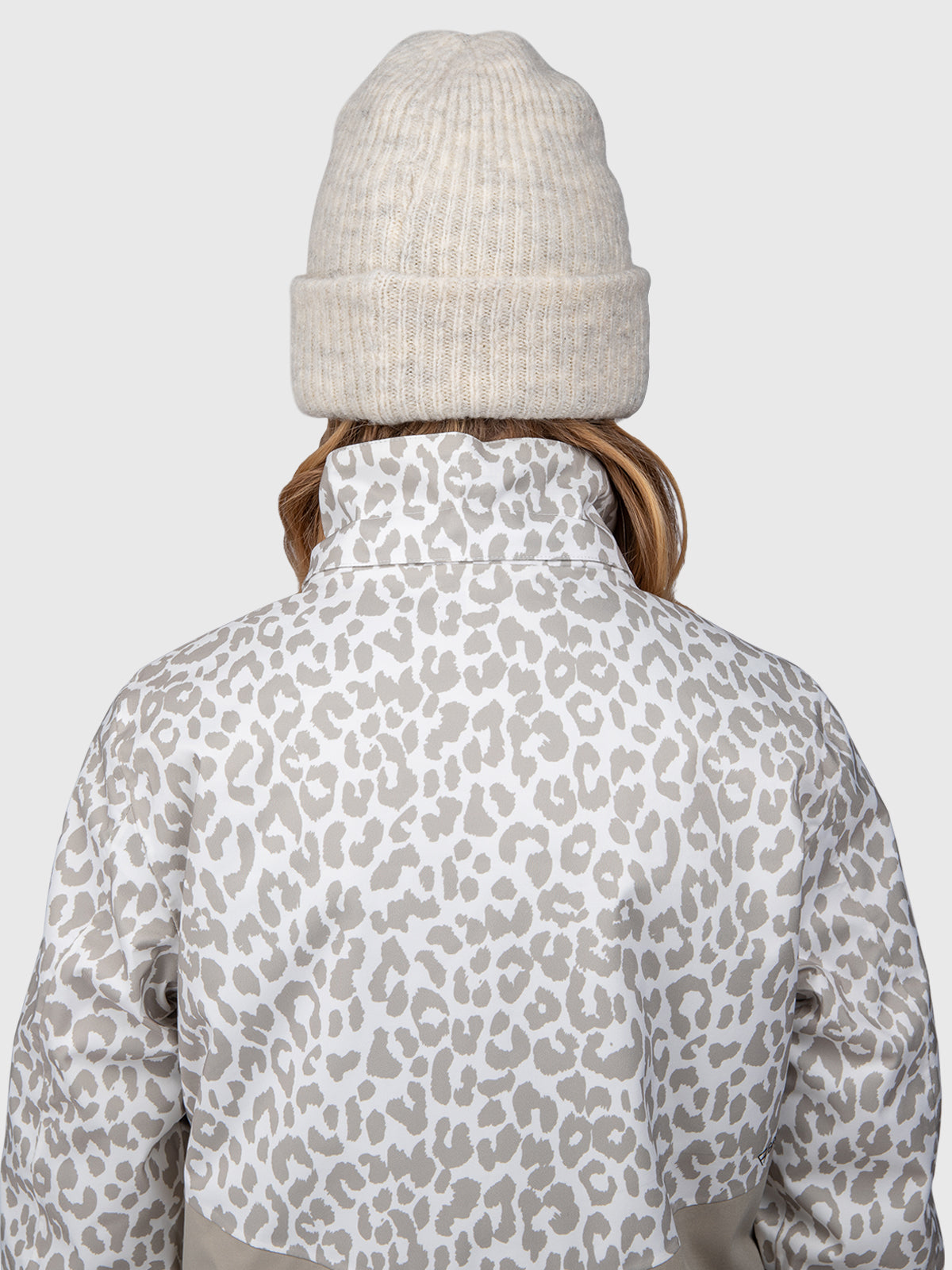 Teallasy-Print Mädchen Schneejacke | Leopard Snow