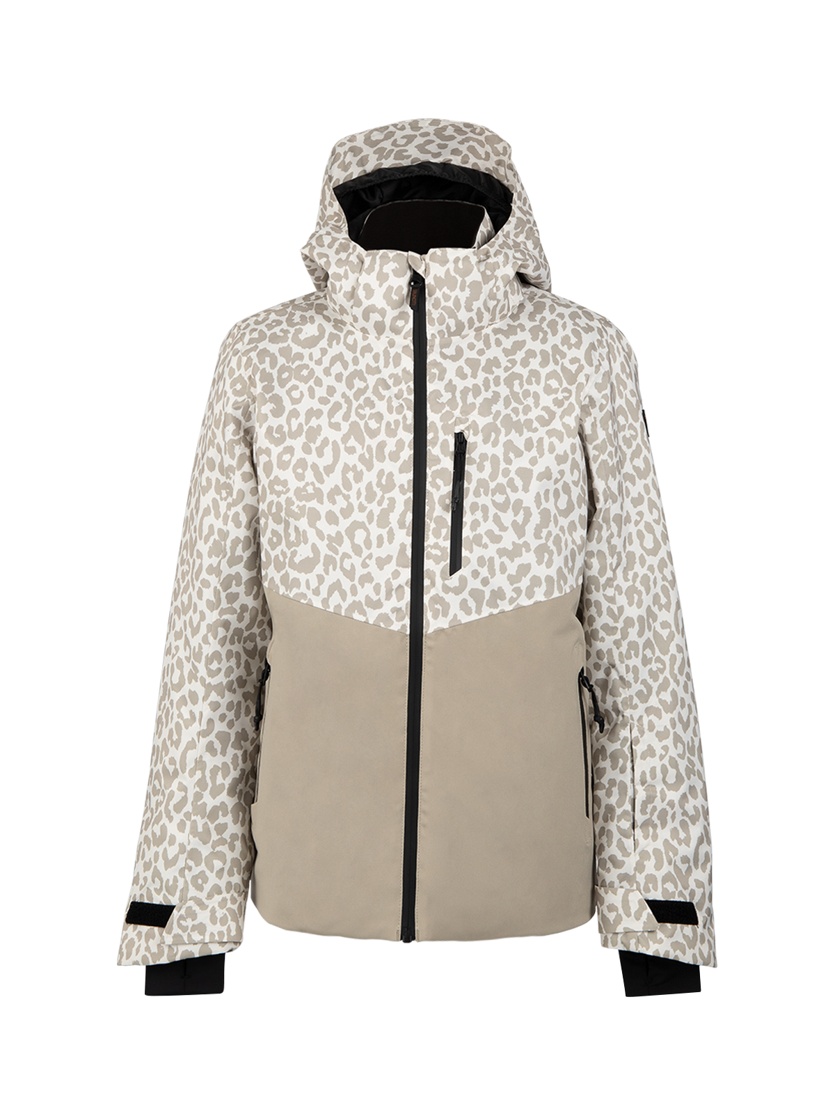 Teallasy-Print Mädchen Schneejacke | Leopard Snow