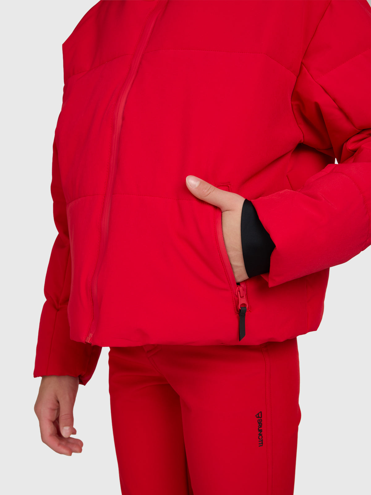 Fiasky Girls Snow Jacket | True Red