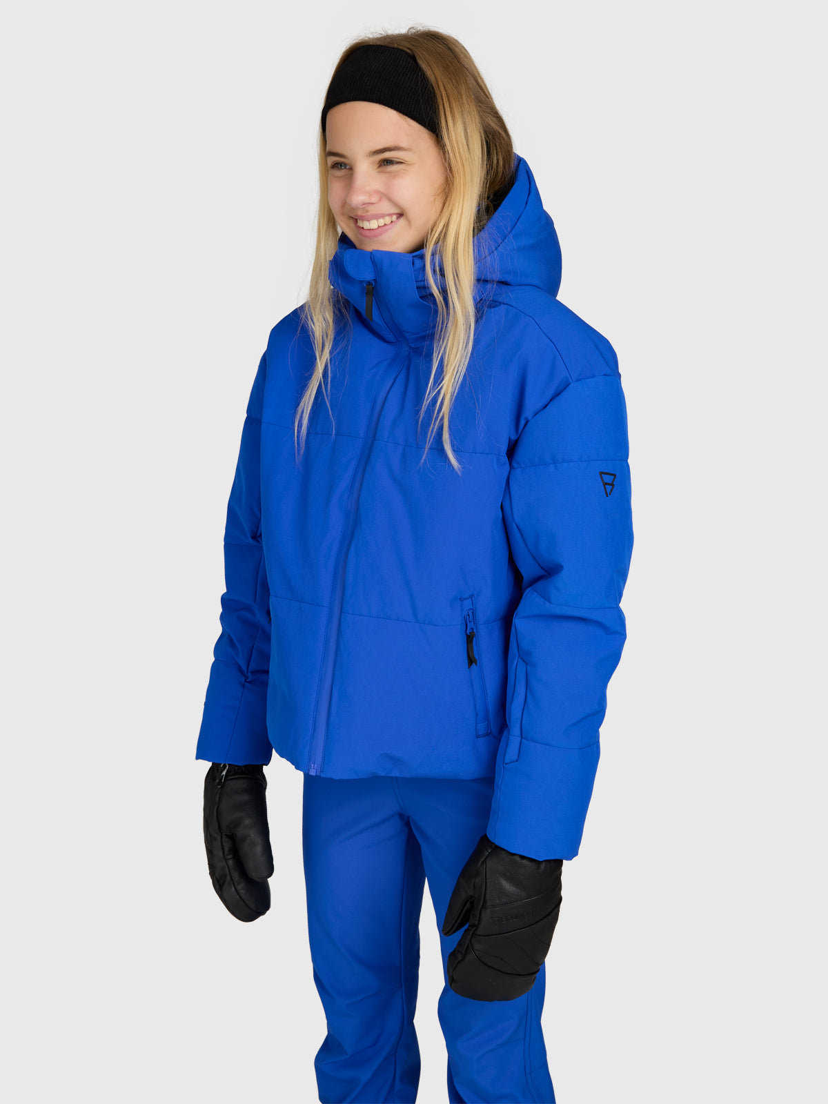 Fiasky Mädchen Schneejacke | Schillerndes Blau